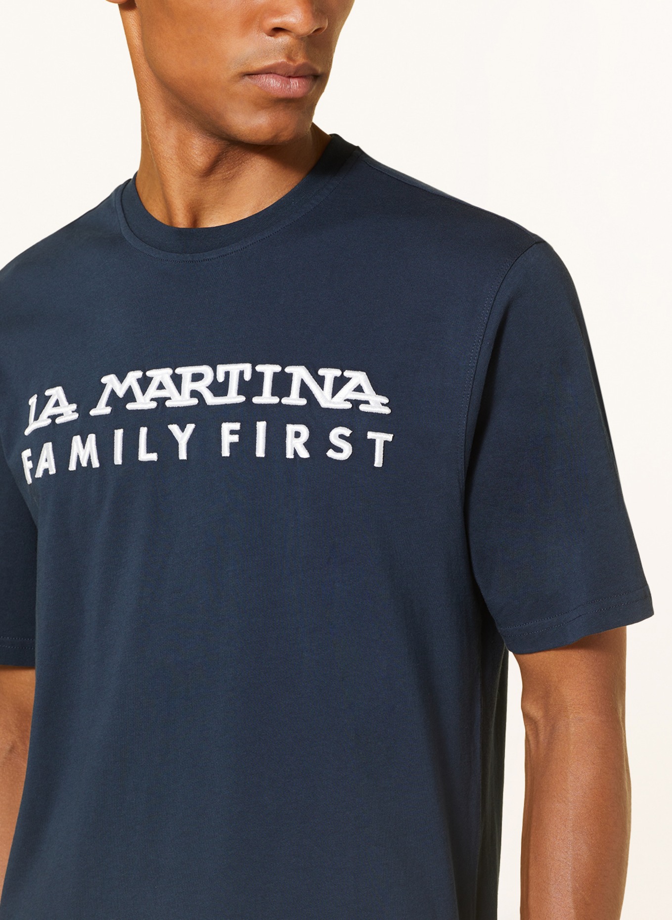 LA MARTINA T-shirt, Color: DARK BLUE (Image 4)