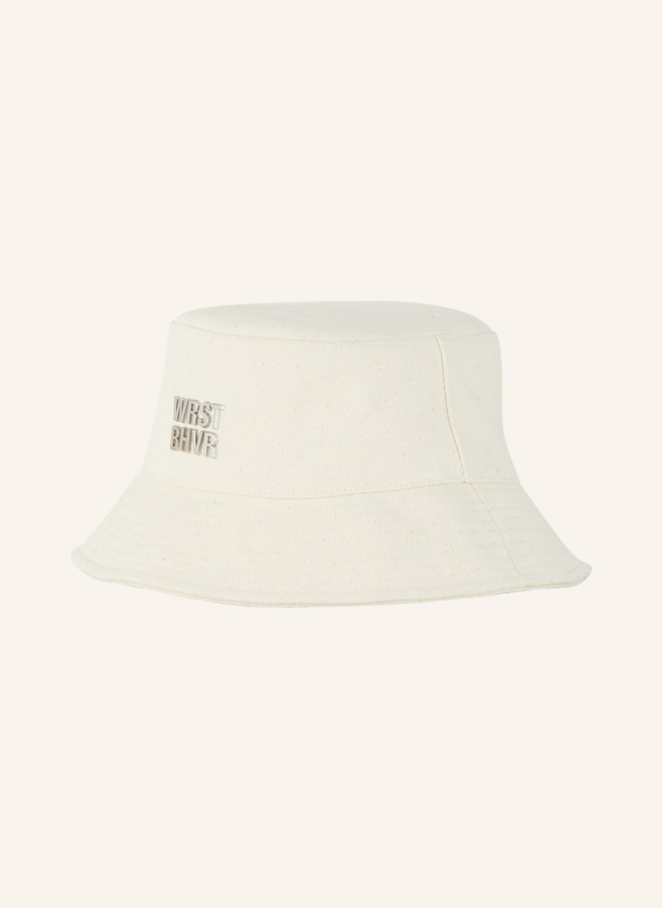 WRSTBHVR Bucket-Hat PATTI, Farbe: CREME/ SILBER (Bild 2)