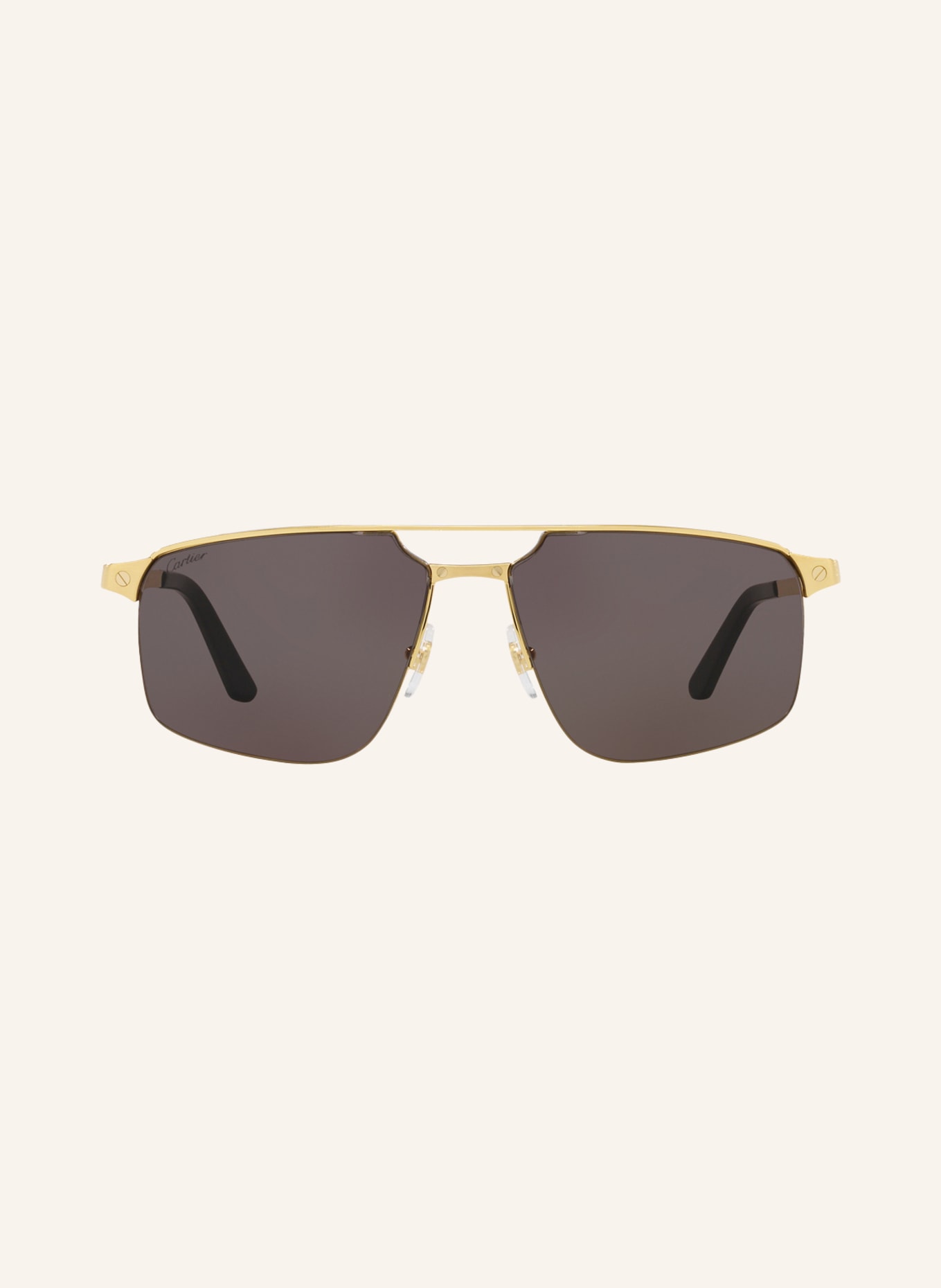 Cartier Sunglasses CT0385S, Color: 2300L1 - GOLD/ BROWN (Image 2)