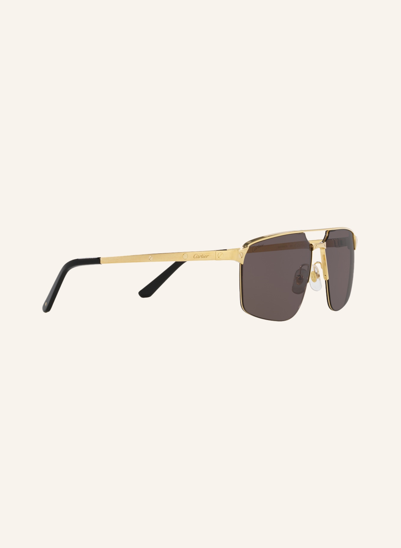 Cartier Sunglasses CT0385S, Color: 2300L1 - GOLD/ BROWN (Image 3)