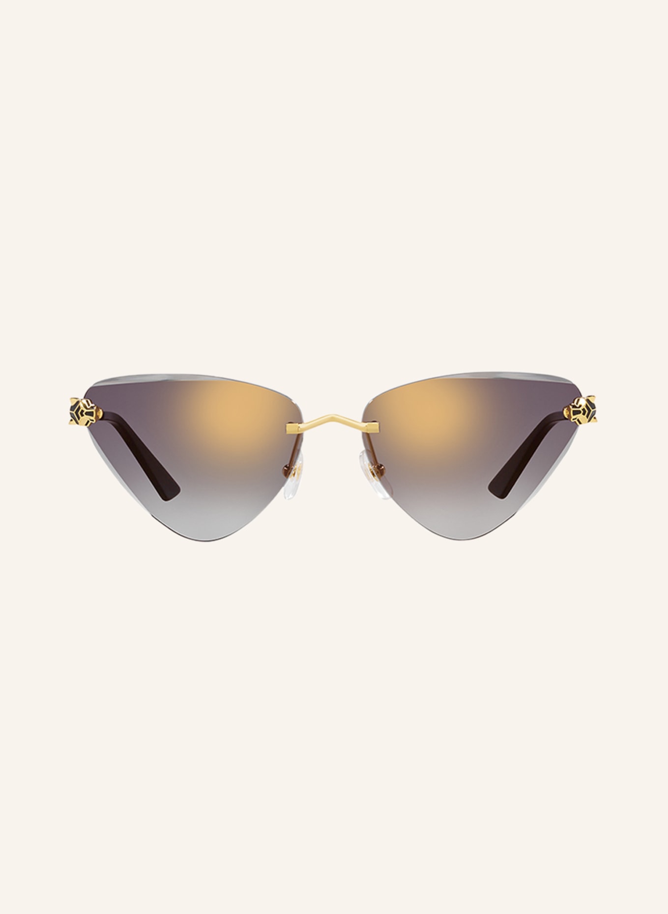 Cartier Sunglasses CT0399S, Color: 2300L1 - GOLD/ GRAY GRADIENT (Image 2)
