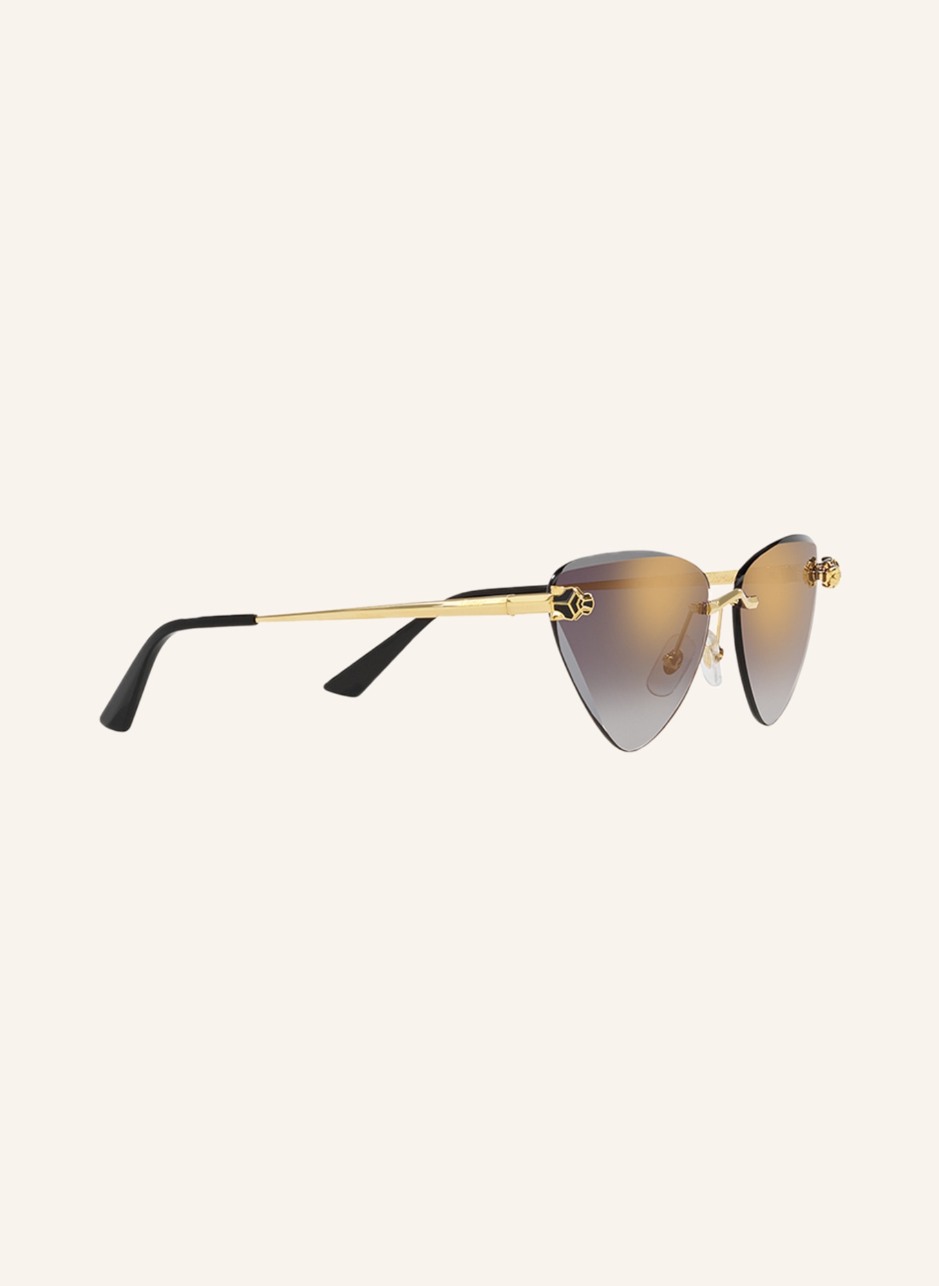 Cartier Sunglasses CT0399S, Color: 2300L1 - GOLD/ GRAY GRADIENT (Image 3)