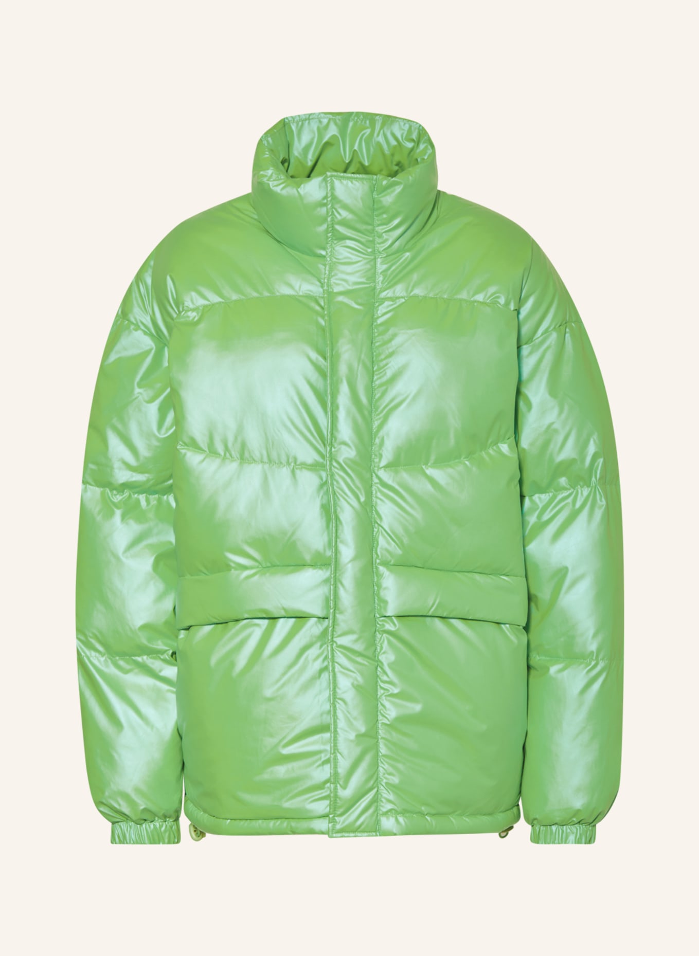 American Vintage Quilted jacket, Color: LIGHT GREEN (Image 1)