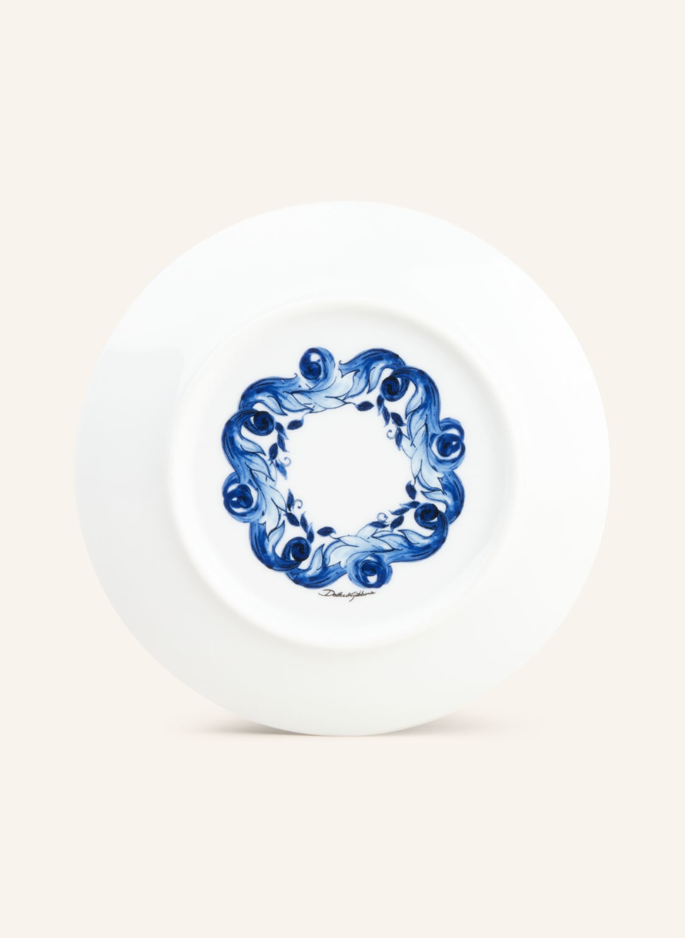 DOLCE & GABBANA CASA Set of 2 bread plates, Color: WHITE/ BLUE (Image 2)