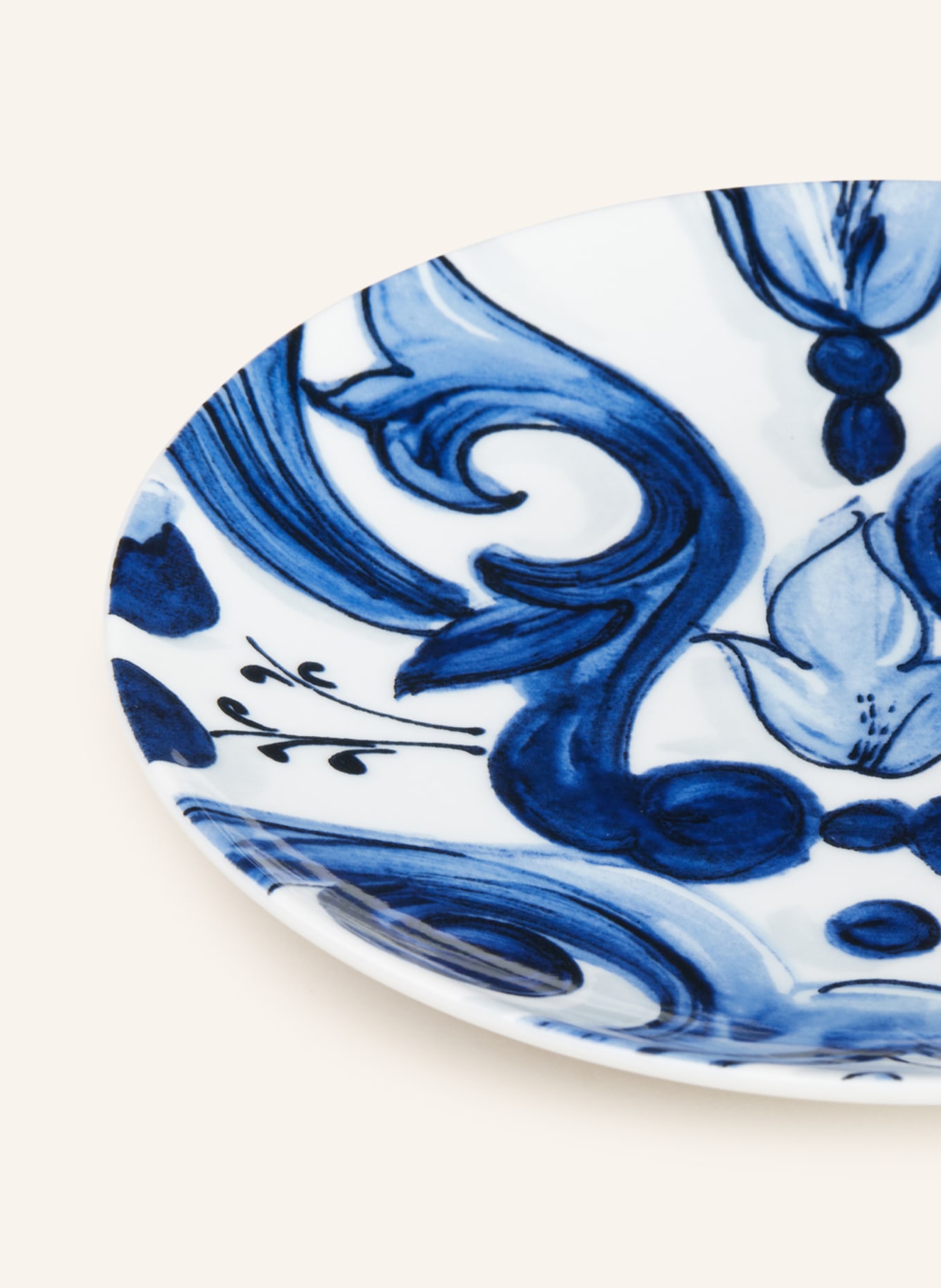 DOLCE & GABBANA CASA Set of 2 bread plates, Color: WHITE/ BLUE (Image 3)