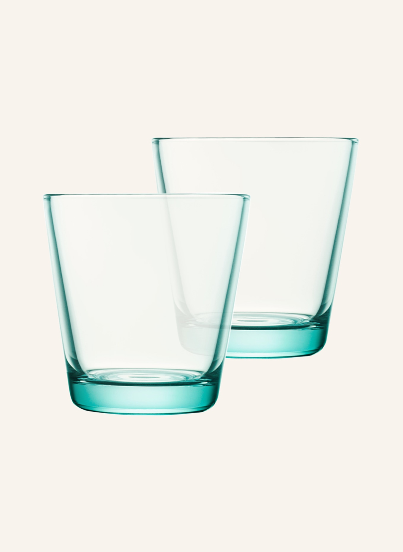 iittala Set of 2 drinking glasses KARITO, Color: TURQUOISE (Image 1)