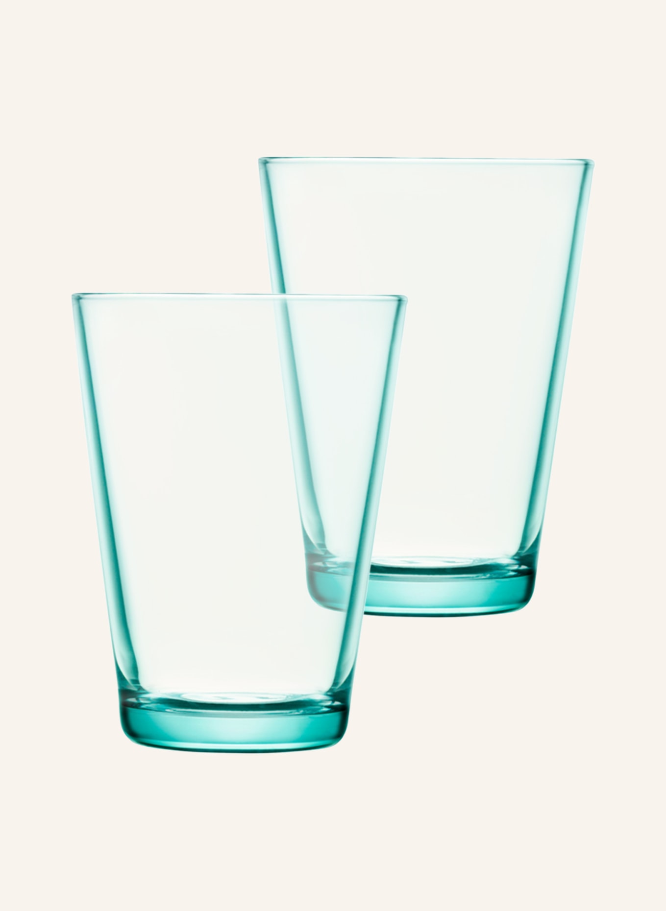 iittala Set of 2 drinking glasses KARTIO, Color: TURQUOISE (Image 1)