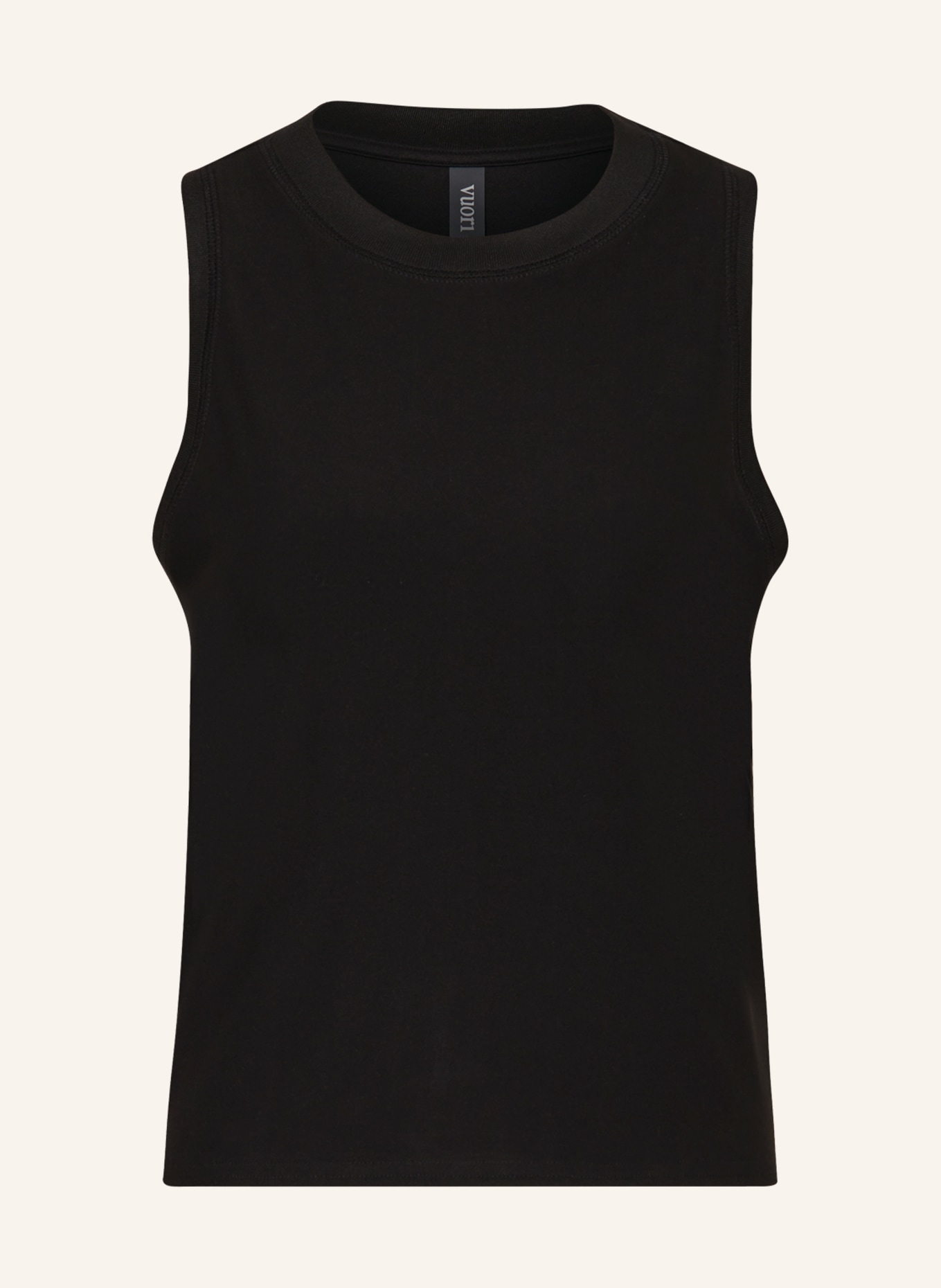 vuori Tank top ENERGY with UV protection 30+, Color: BLACK (Image 1)