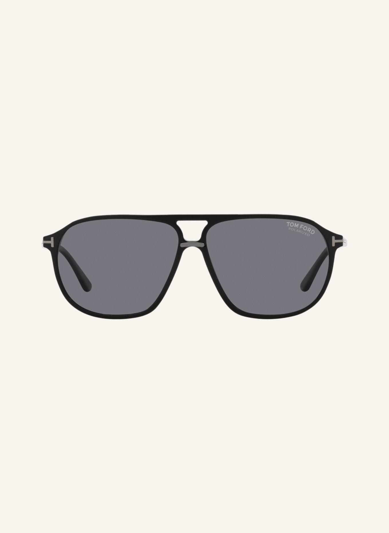 TOM FORD Sunglasses FT1026-N BRUCE, Color: 1330M1 - BLACK/GRAY POLARIZED (Image 2)