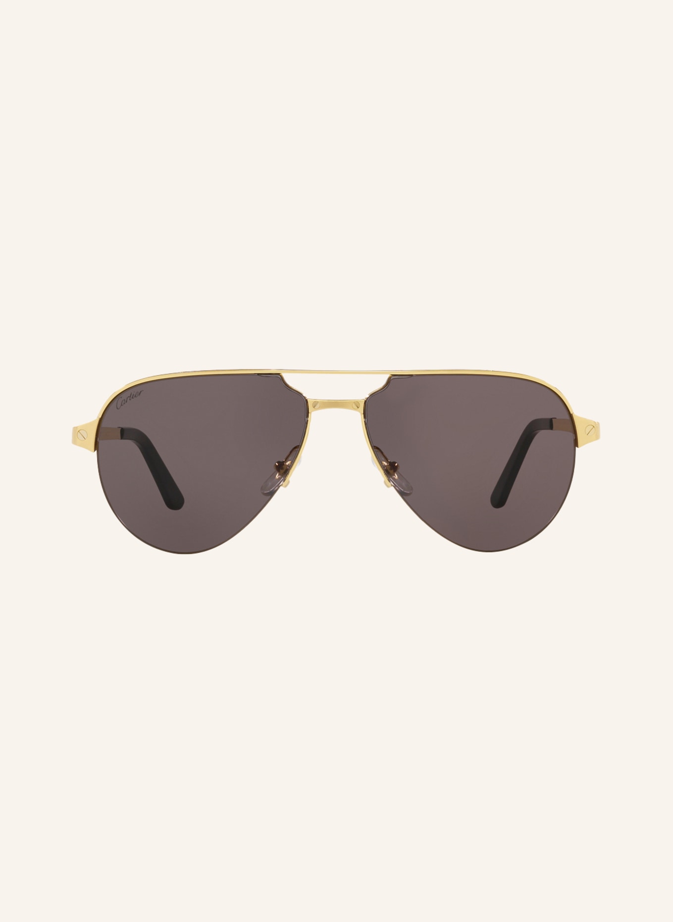 Cartier Sunglasses CT0386S, Color: 2300L1 - GOLD/GRAY (Image 2)