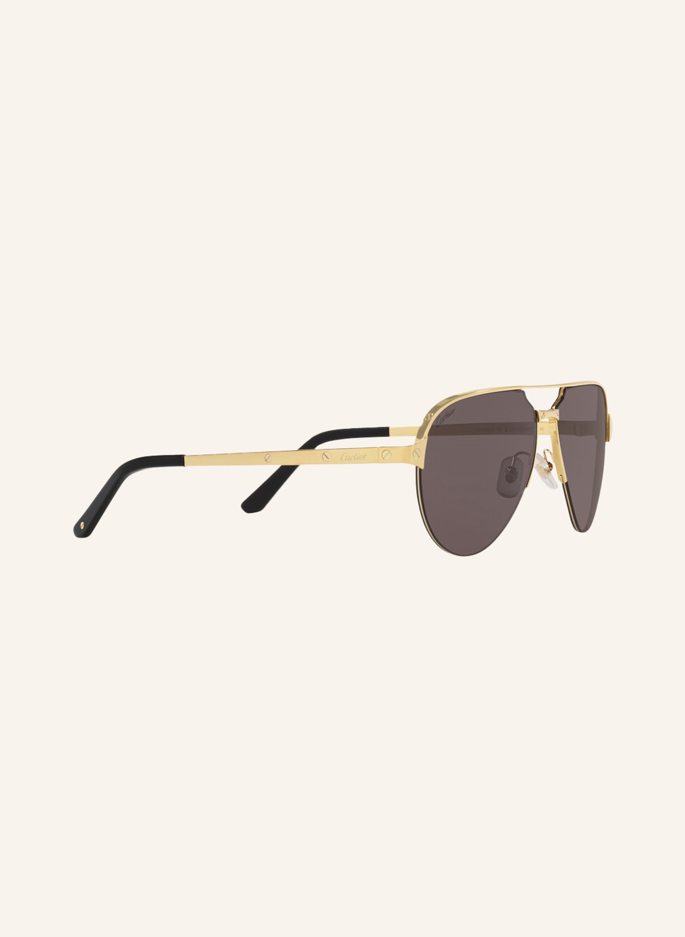 Cartier Sunglasses CT0386S, Color: 2300L1 - GOLD/GRAY (Image 3)