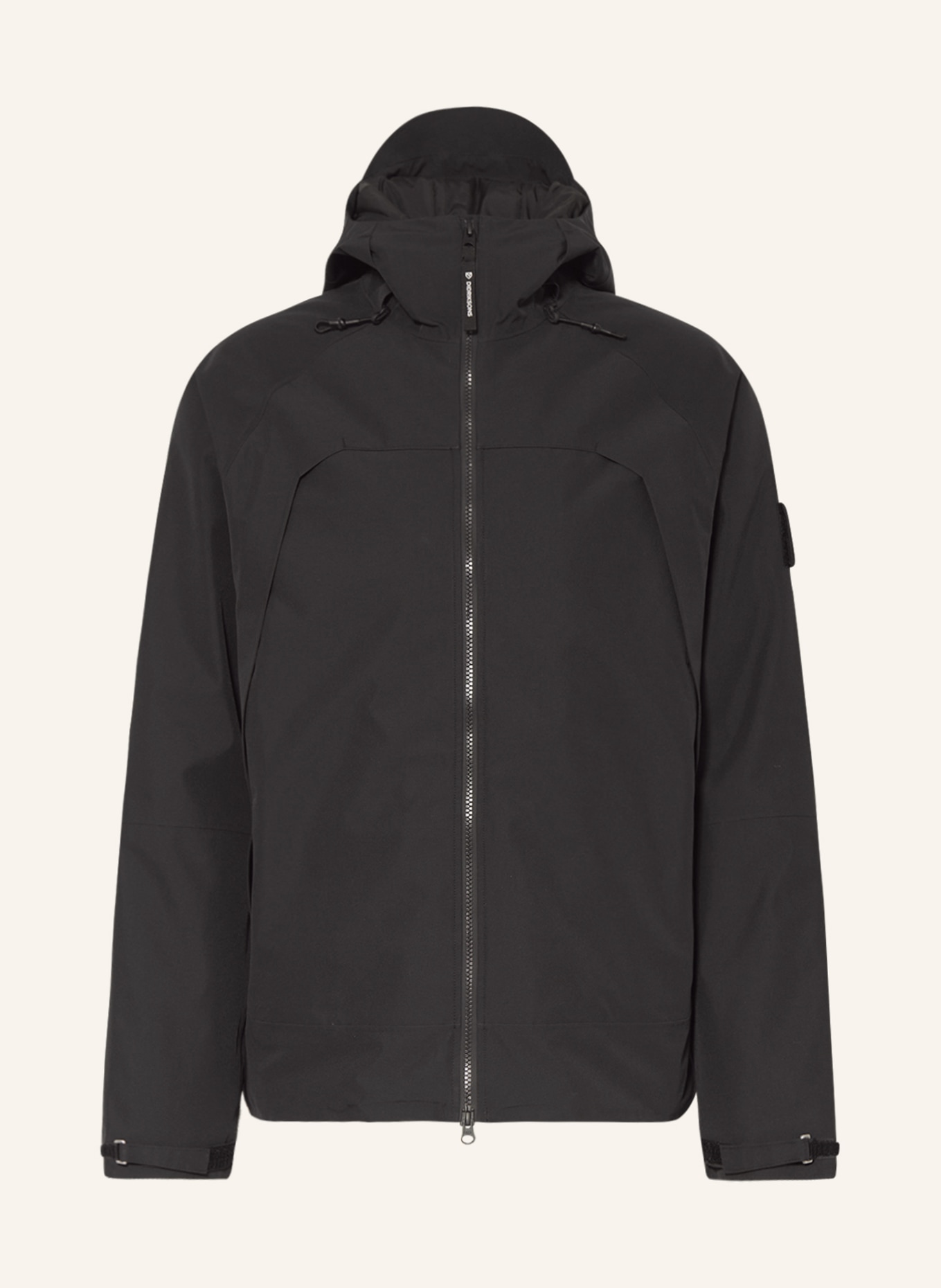 DIDRIKSONS Outdoor jacket ZINO, Color: BLACK (Image 1)