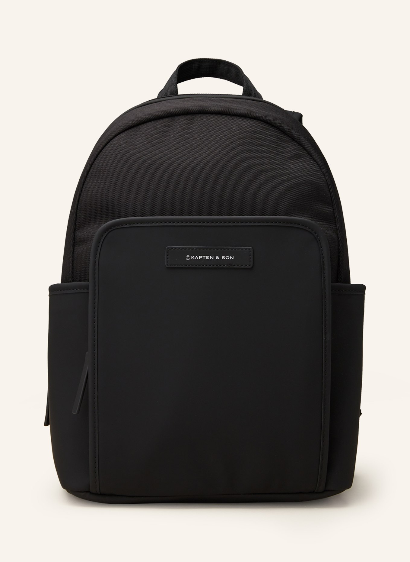 KAPTEN & SON Backpack AALBORG 12 l with laptop compartment, Color: BLACK (Image 1)