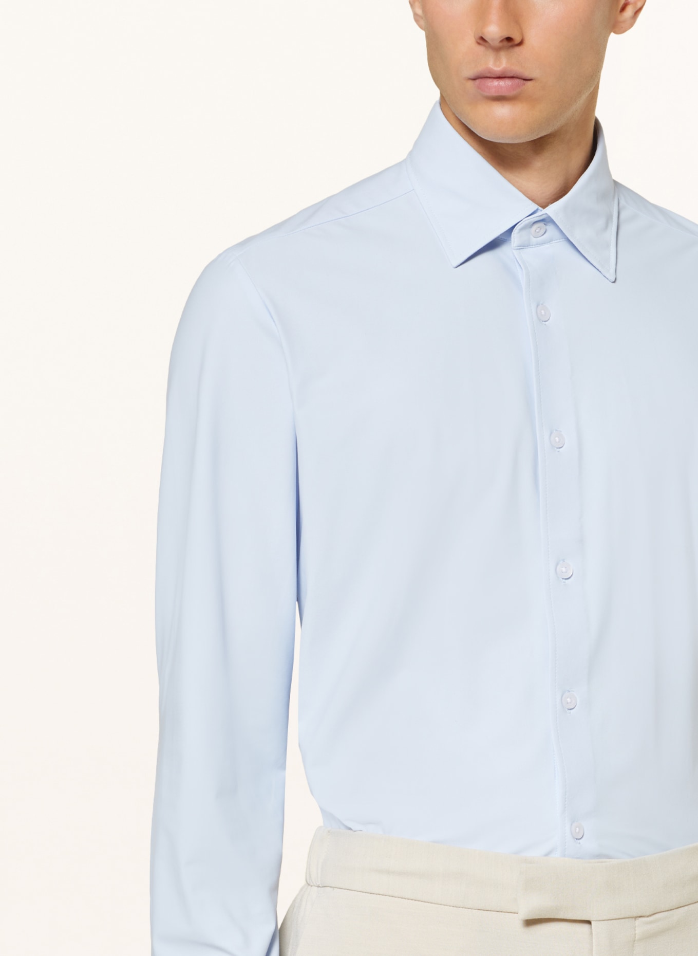 REISS Jersey shirt VOYAGER regular fit, Color: LIGHT BLUE (Image 4)
