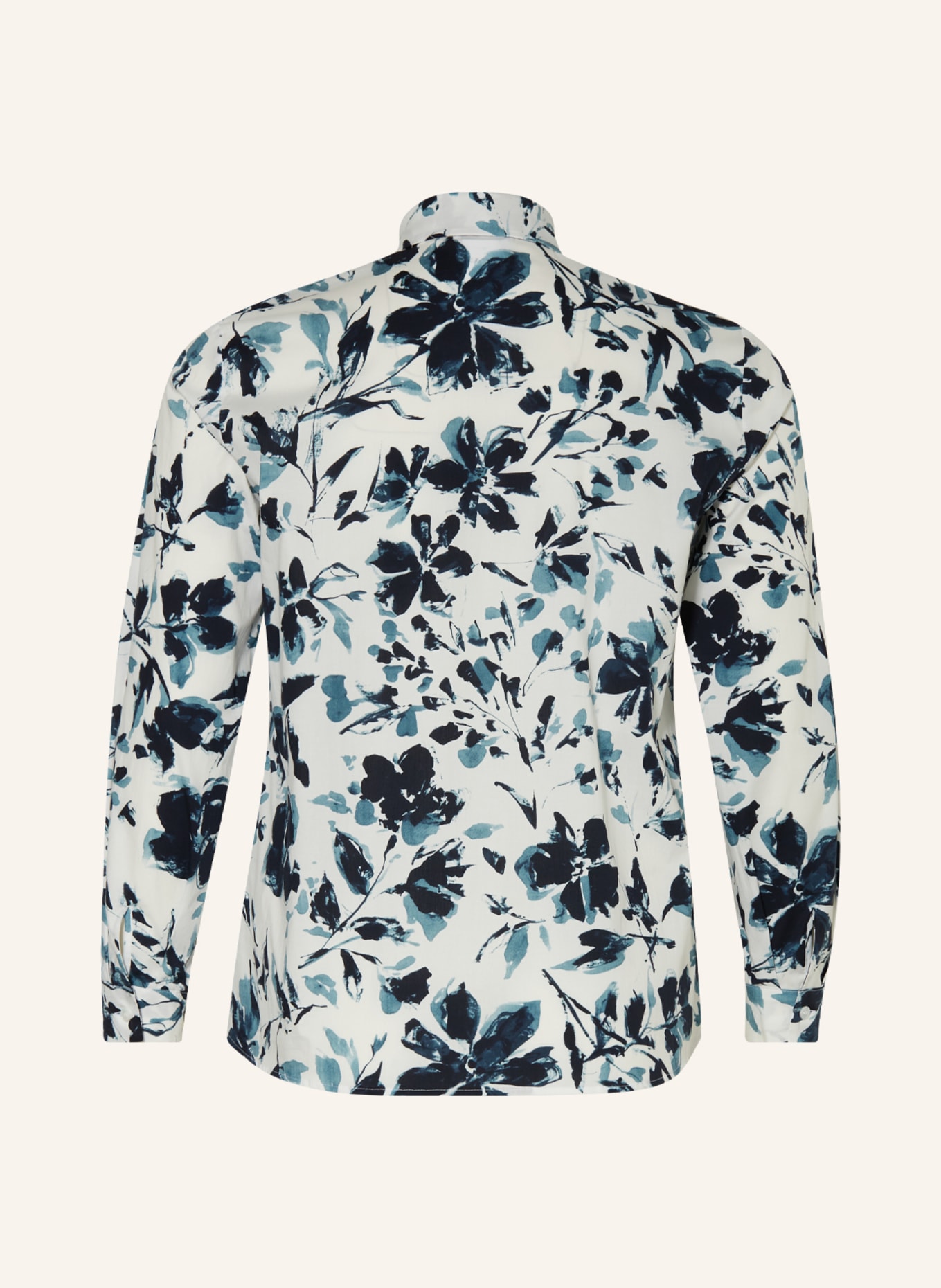 MARINA RINALDI VOYAGE Shirt blouse STRUZZO, Color: BLACK/ BLUE/ DARK BLUE (Image 2)
