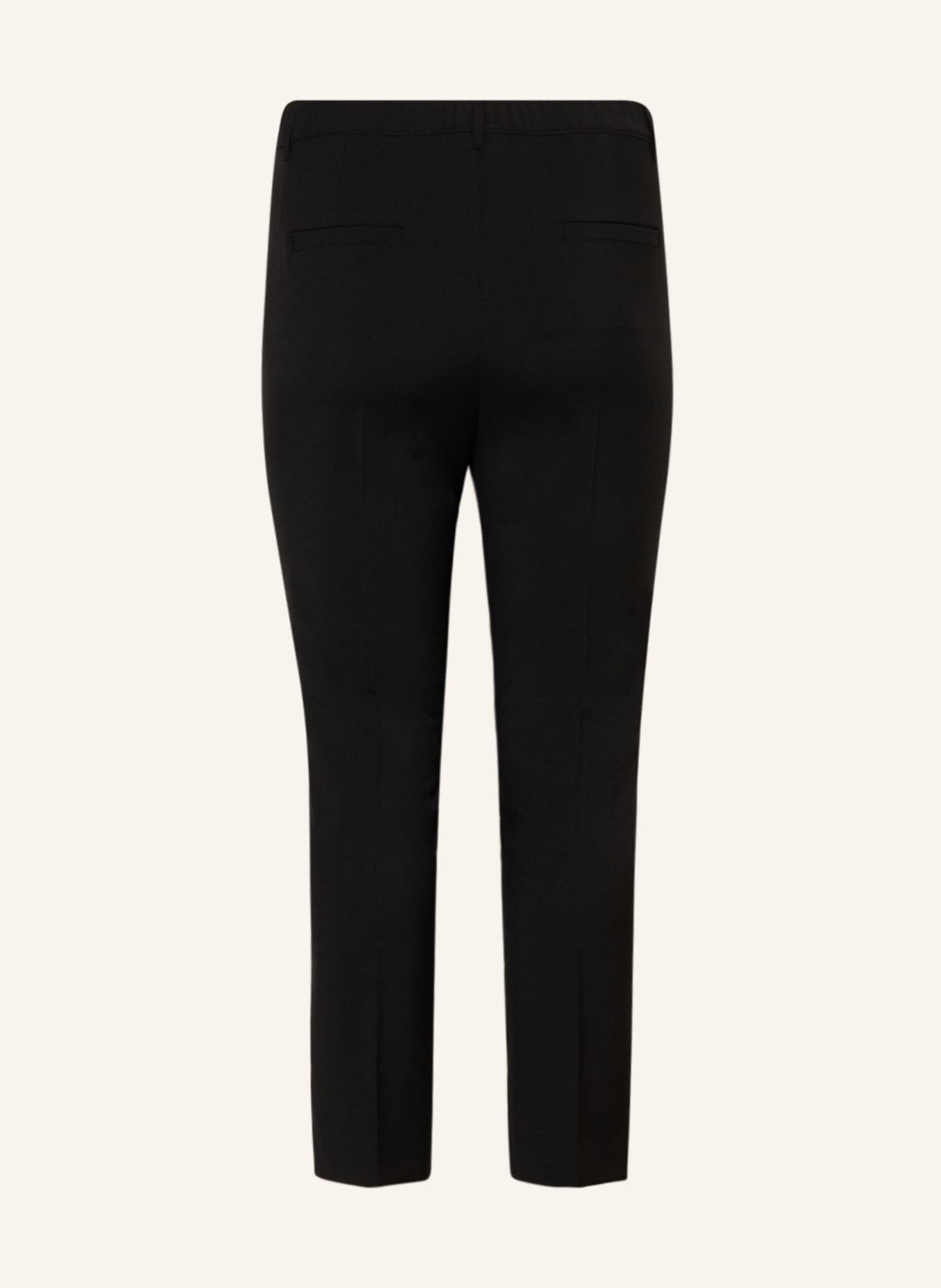 MARINA RINALDI VOYAGE 7/8 trousers SAHARA, Color: BLACK (Image 2)