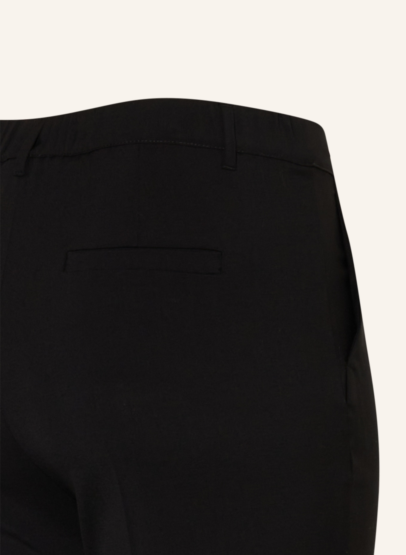 MARINA RINALDI VOYAGE 7/8 trousers SAHARA, Color: BLACK (Image 3)