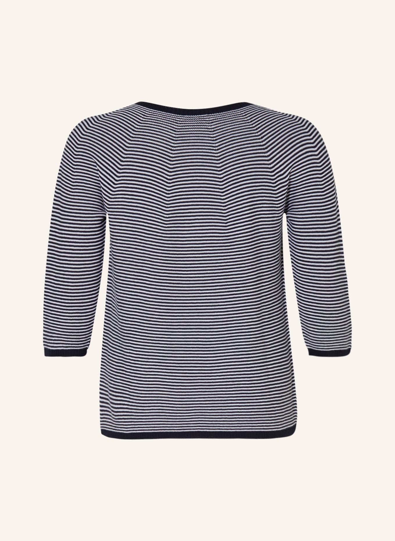 MARINA RINALDI VOYAGE Sweaters ERACLEA with 3/4 sleeves, Color: BLACK/ WHITE (Image 2)