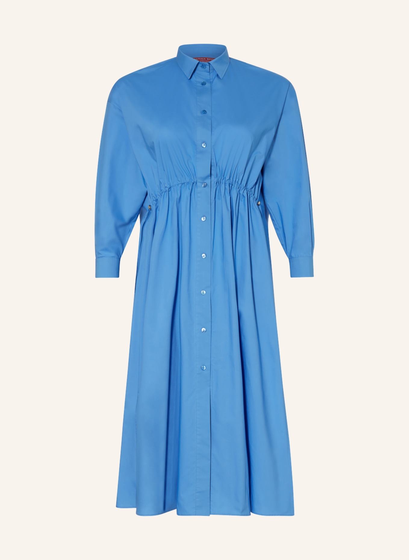 MARINA RINALDI SPORT Shirt dress MENTINO, Color: BLUE (Image 1)