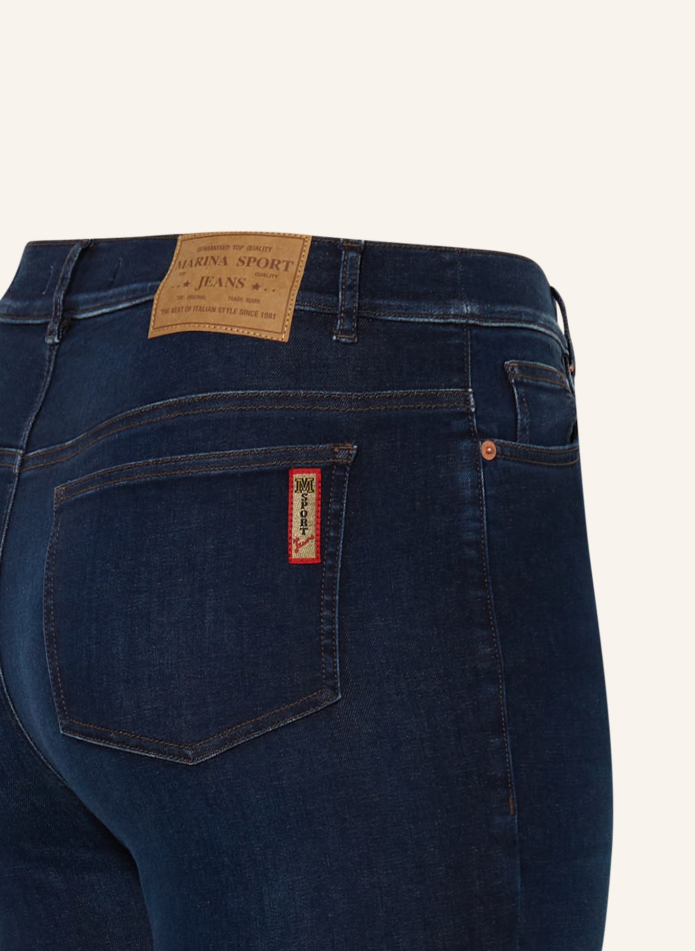 MARINA RINALDI SPORT Bootcut Jeans WHIST, Farbe: 008 NACHTBLAU (Bild 3)