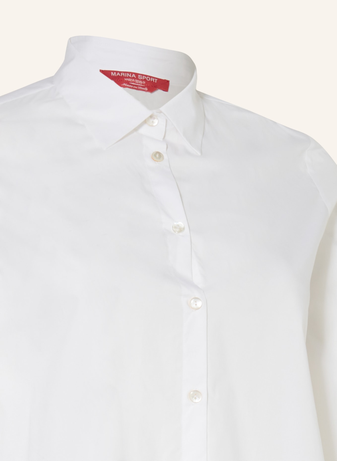 MARINA RINALDI SPORT Shirt blouse ERITEA, Color: WHITE (Image 3)