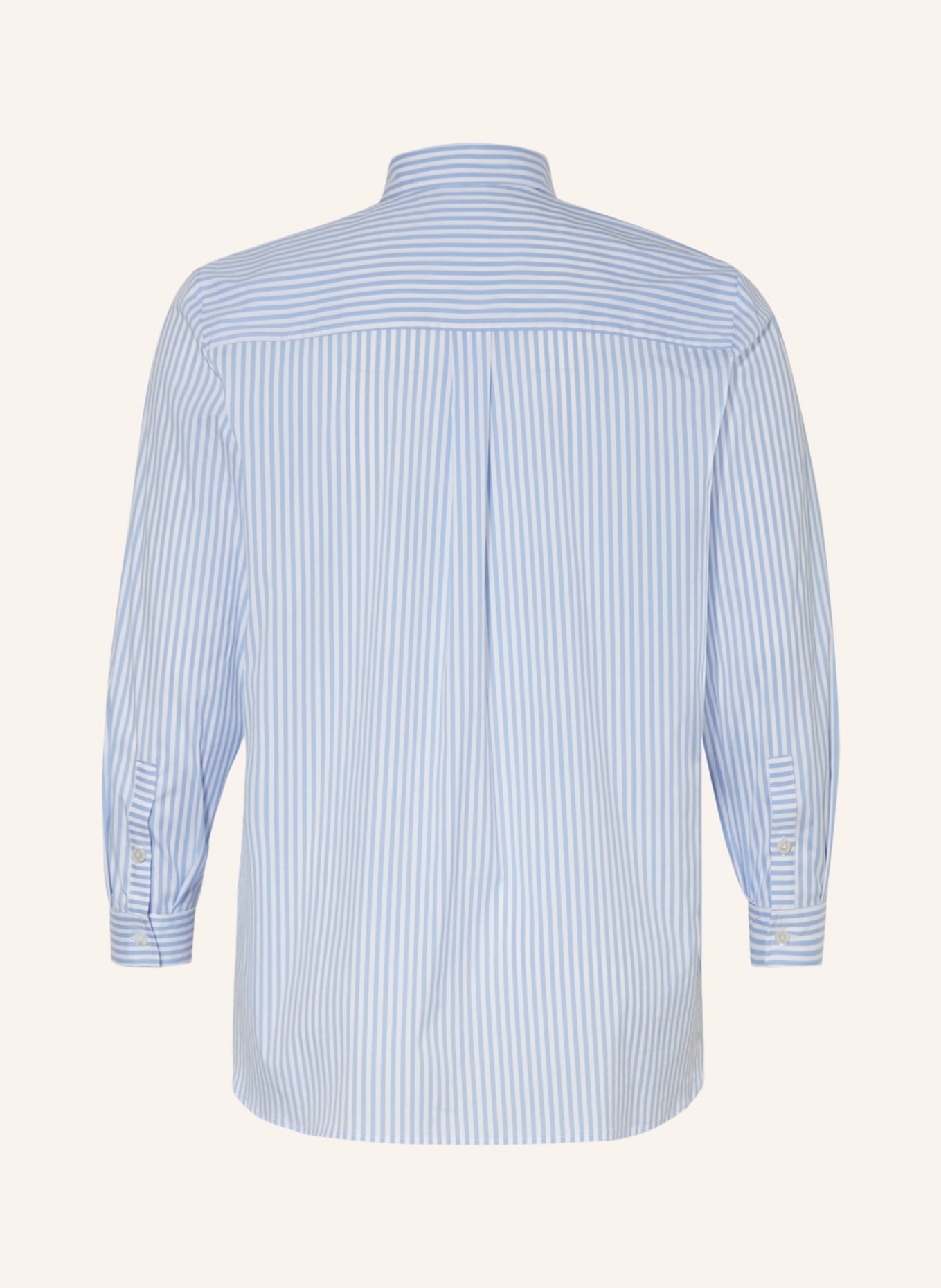 MARINA RINALDI SPORT Shirt blouse CITRATO, Color: WHITE/ LIGHT BLUE (Image 2)
