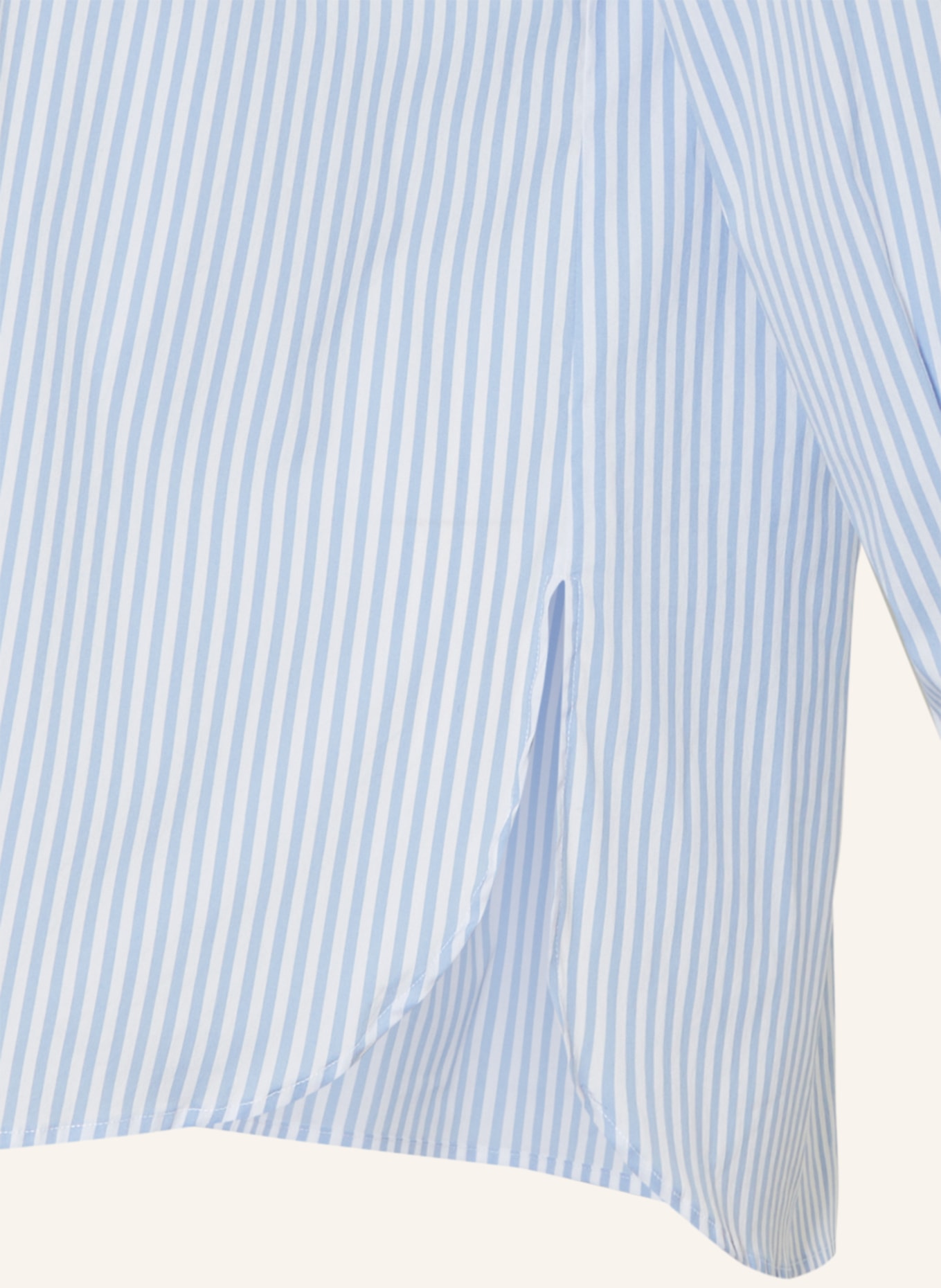MARINA RINALDI SPORT Shirt blouse CITRATO, Color: WHITE/ LIGHT BLUE (Image 3)