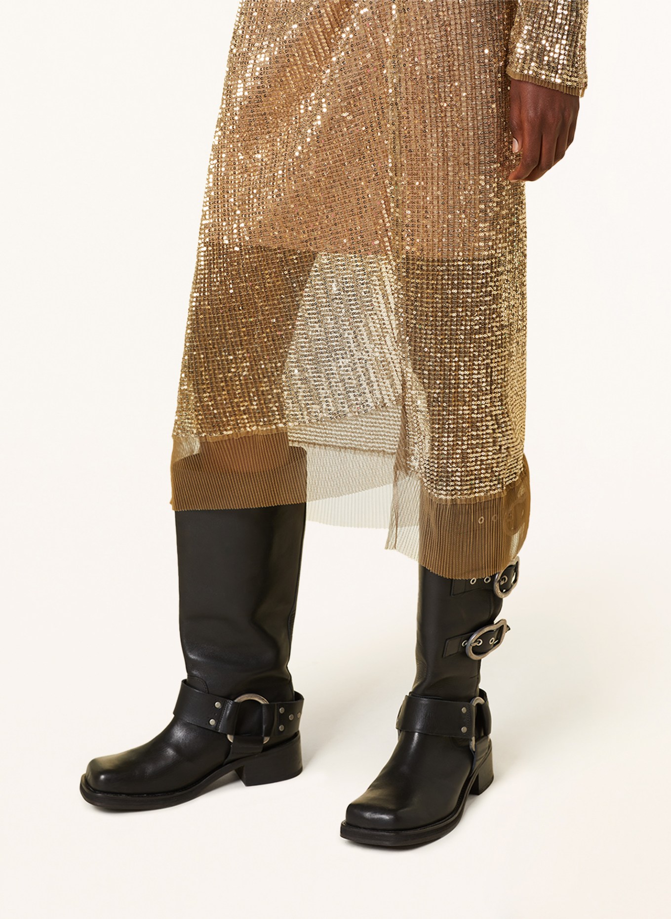 DOROTHEE SCHUMACHER Dress with sequins, Color: GOLD (Image 5)
