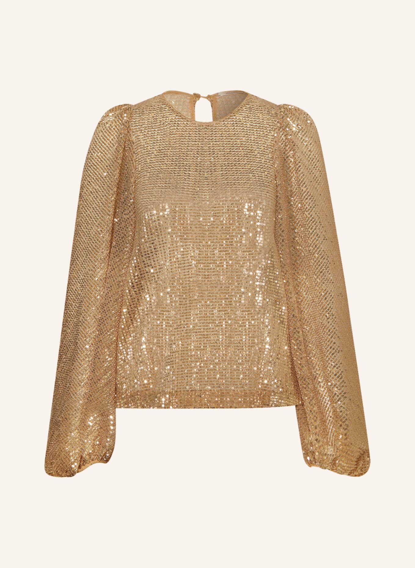 DOROTHEE SCHUMACHER Shirt blouse with sequins, Color: GOLD (Image 1)