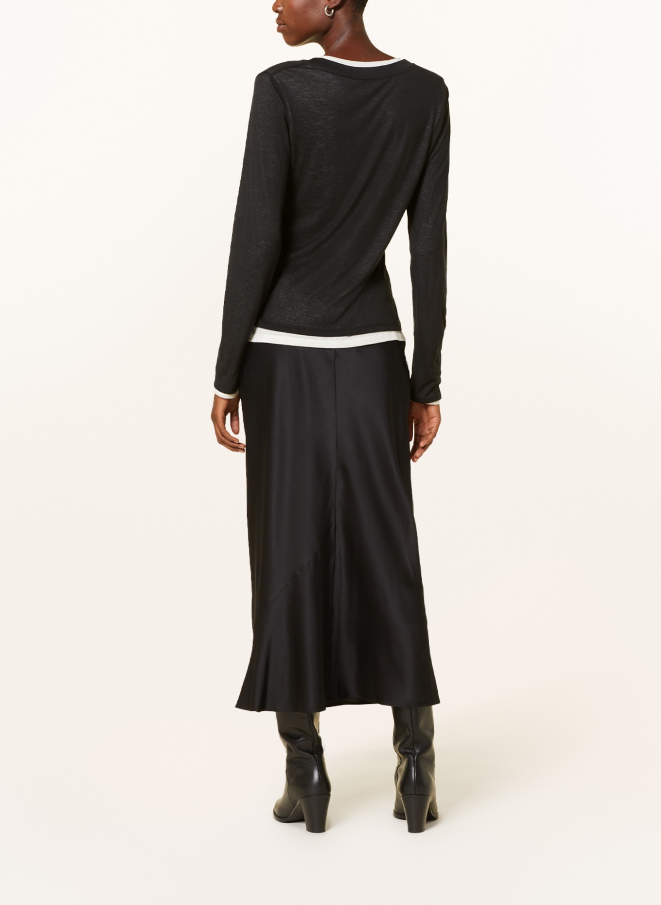 DOROTHEE SCHUMACHER Long sleeve shirt, Color: BLACK (Image 3)