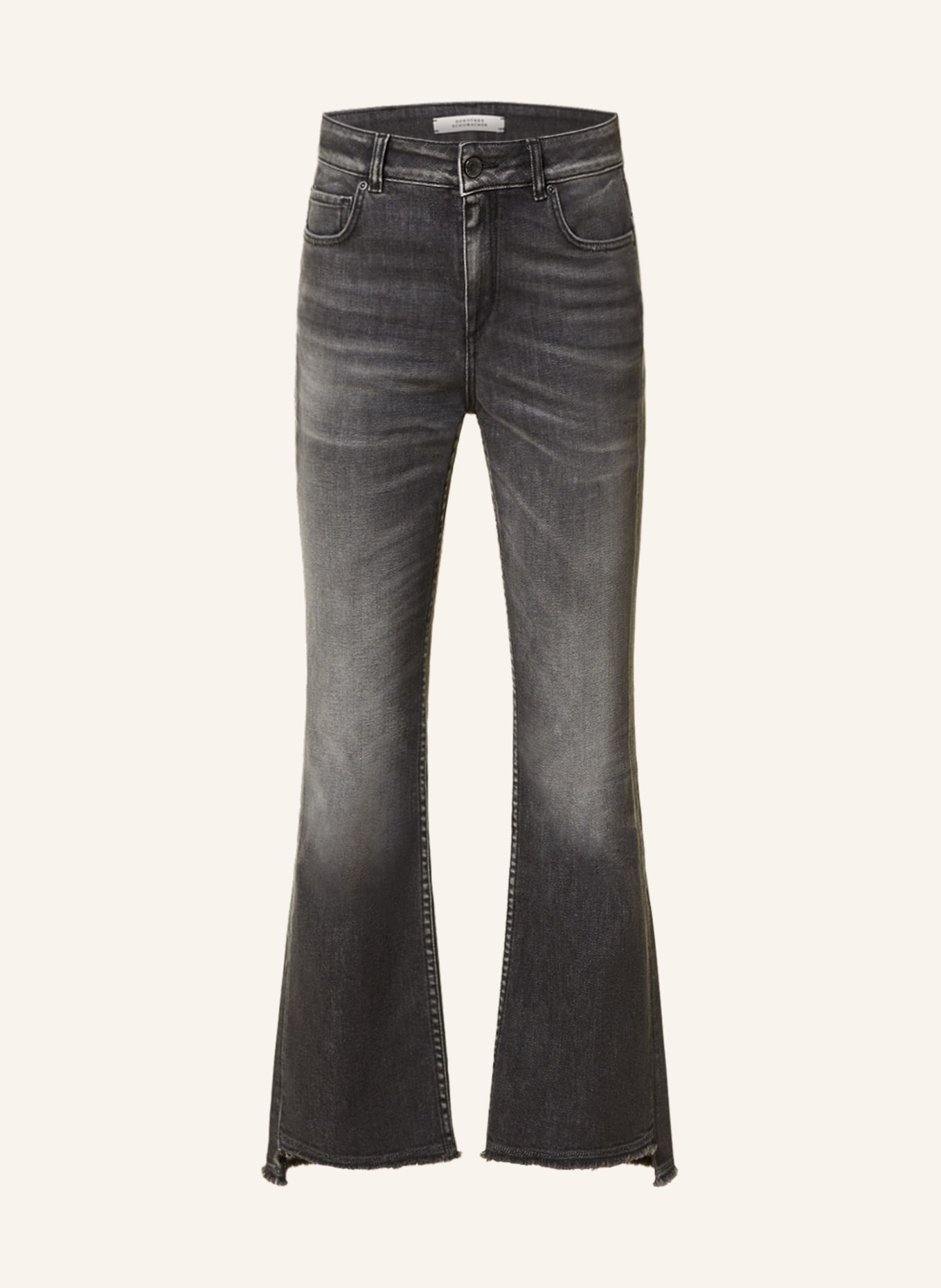 DOROTHEE SCHUMACHER Flared Jeans, Farbe: 978 STRUCTURED GREY (Bild 1)