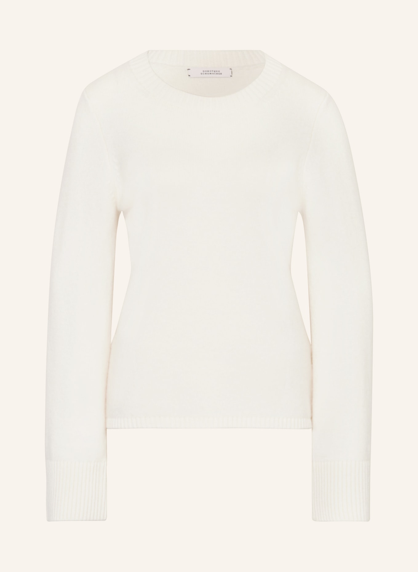 DOROTHEE SCHUMACHER Cashmere-Pullover, Farbe: WEISS (Bild 1)
