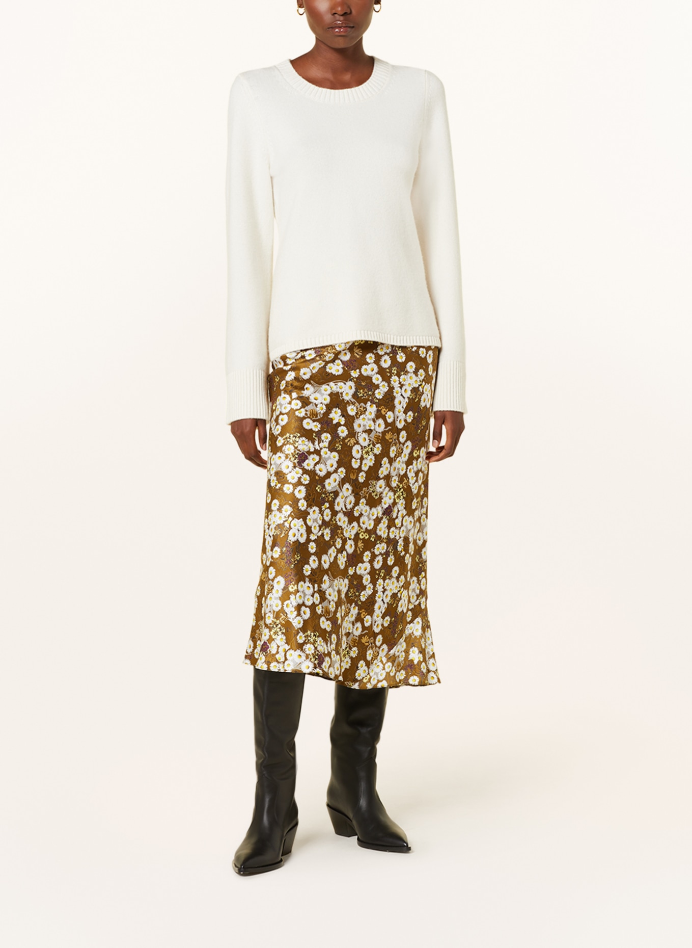 DOROTHEE SCHUMACHER Cashmere-Pullover, Farbe: WEISS (Bild 2)