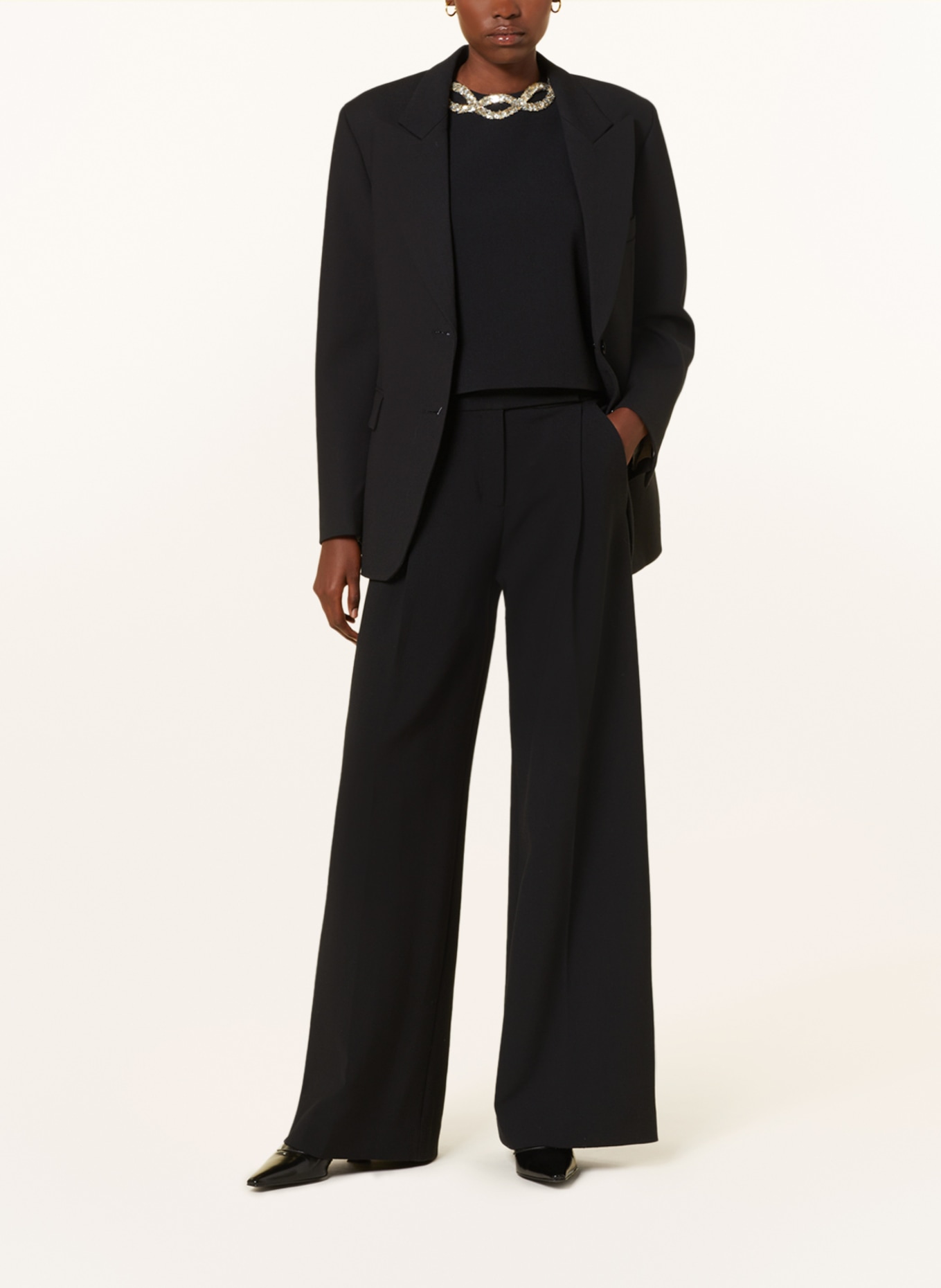 DOROTHEE SCHUMACHER Wide leg trousers, Color: BLACK (Image 2)
