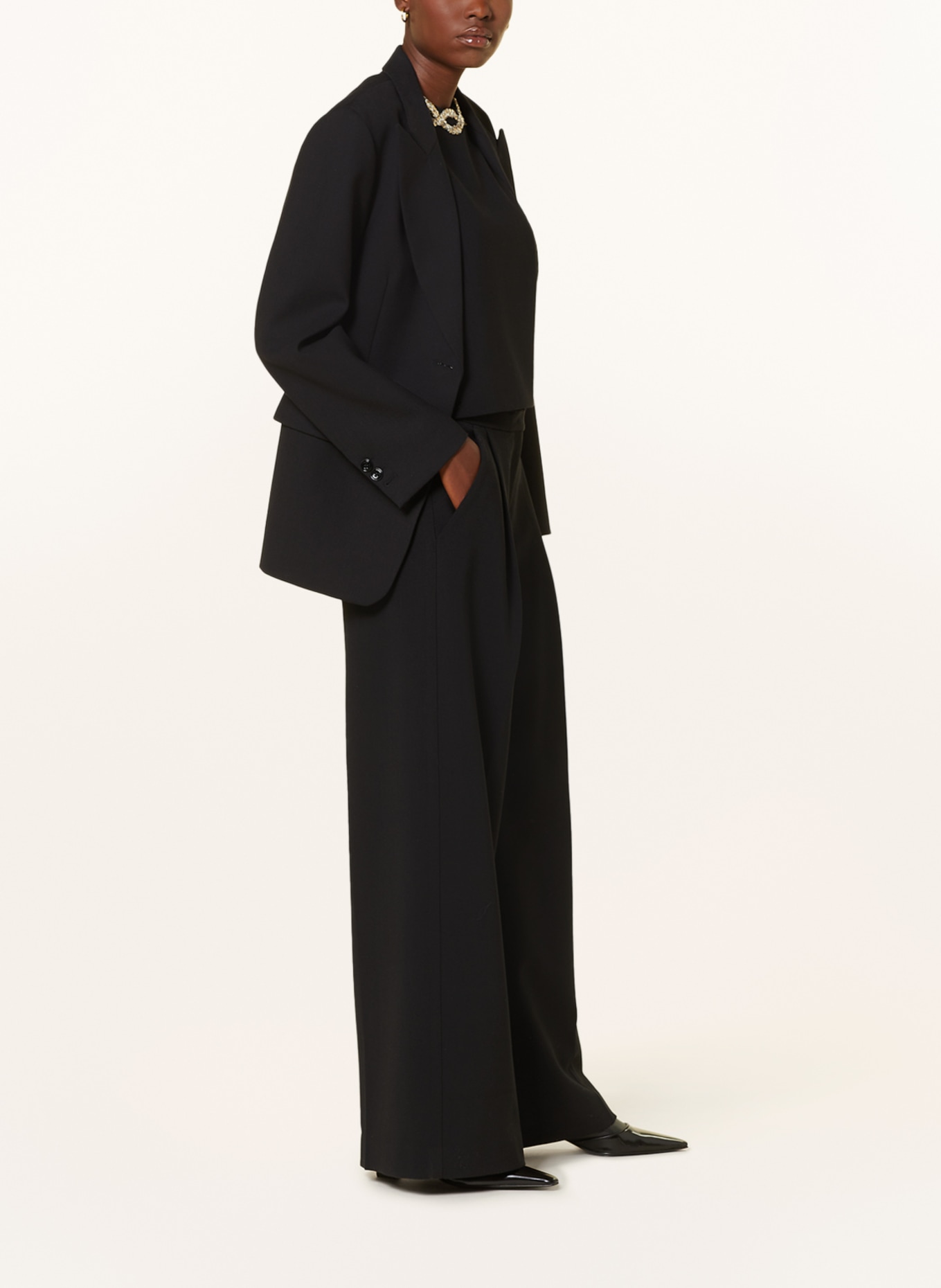 DOROTHEE SCHUMACHER Wide leg trousers, Color: BLACK (Image 4)