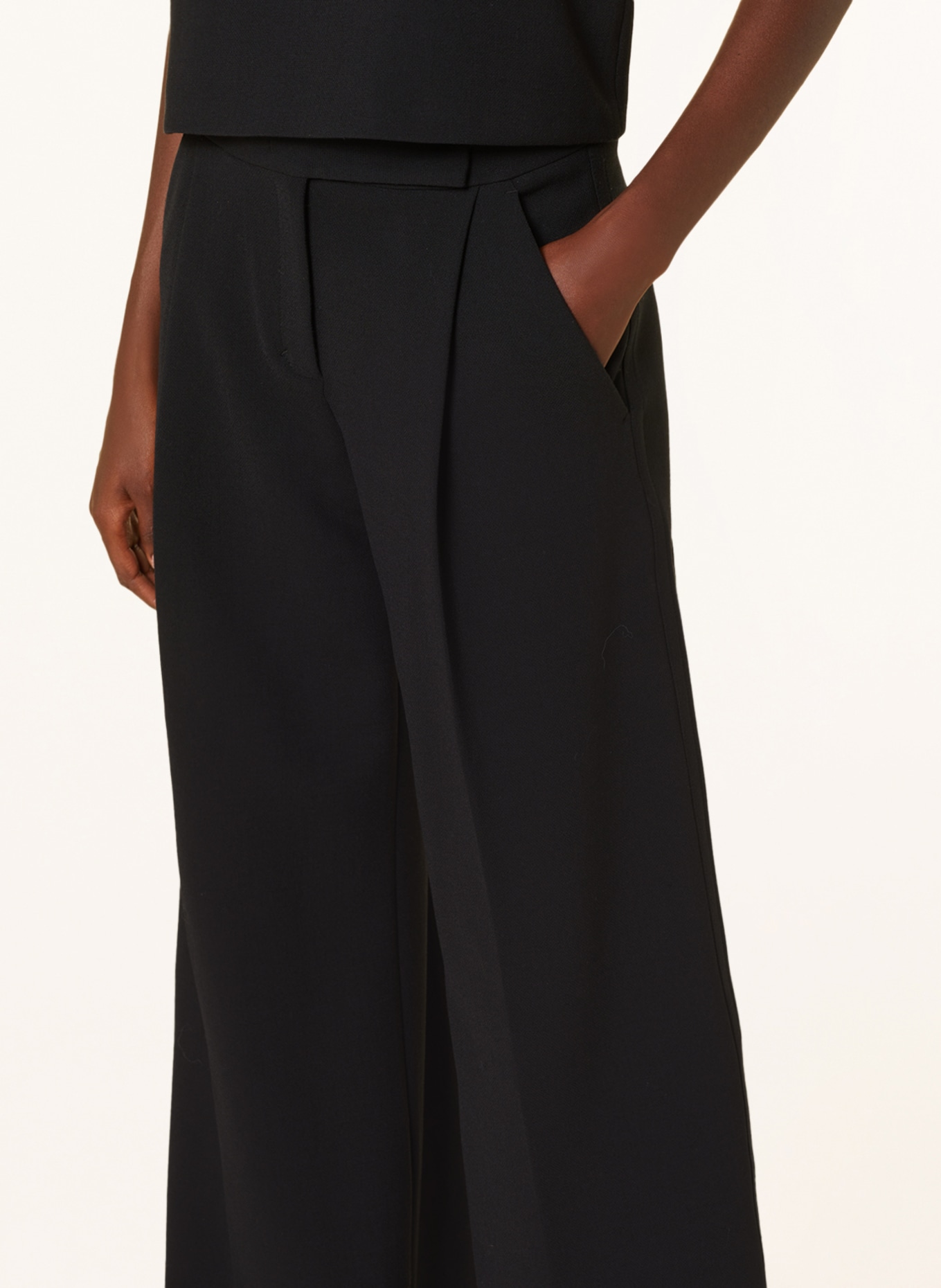 DOROTHEE SCHUMACHER Wide leg trousers, Color: BLACK (Image 5)