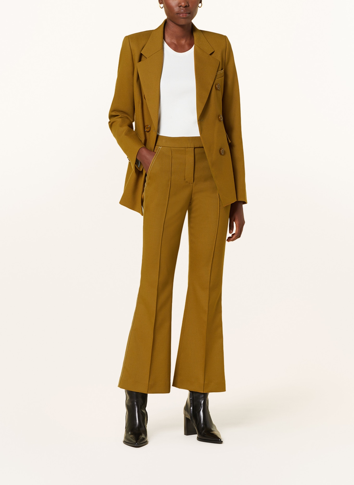 DOROTHEE SCHUMACHER Trousers, Color: OLIVE (Image 2)
