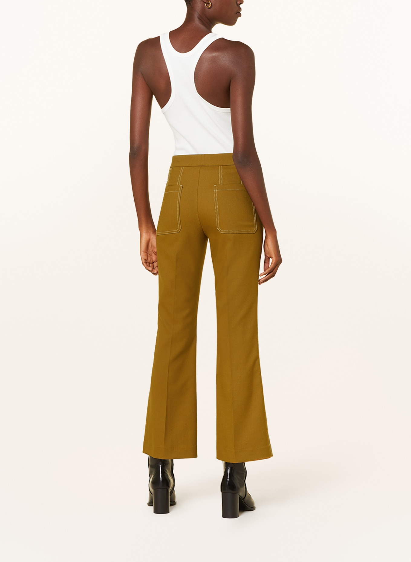 DOROTHEE SCHUMACHER Trousers, Color: OLIVE (Image 3)