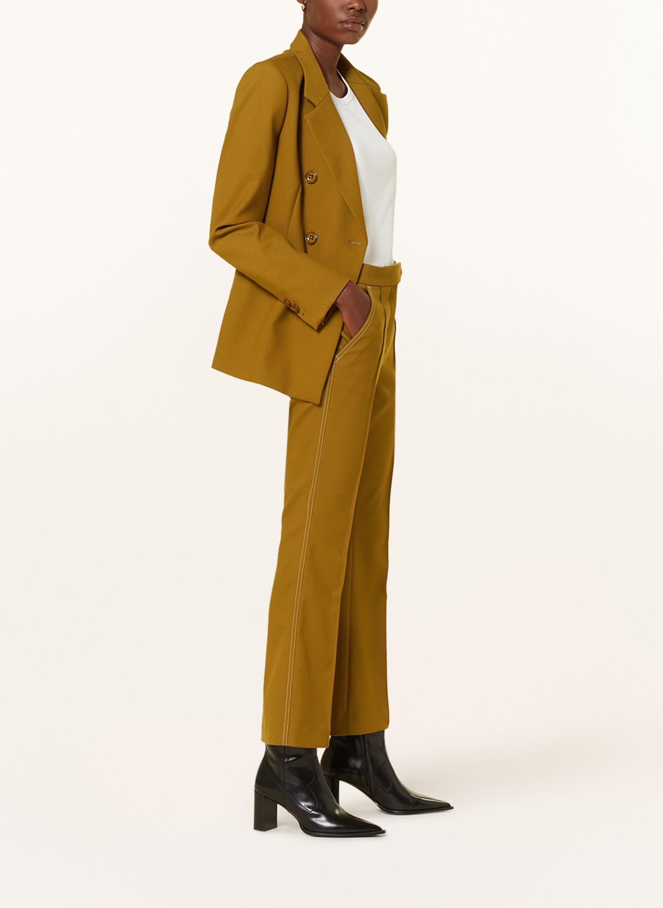 DOROTHEE SCHUMACHER Trousers, Color: OLIVE (Image 4)