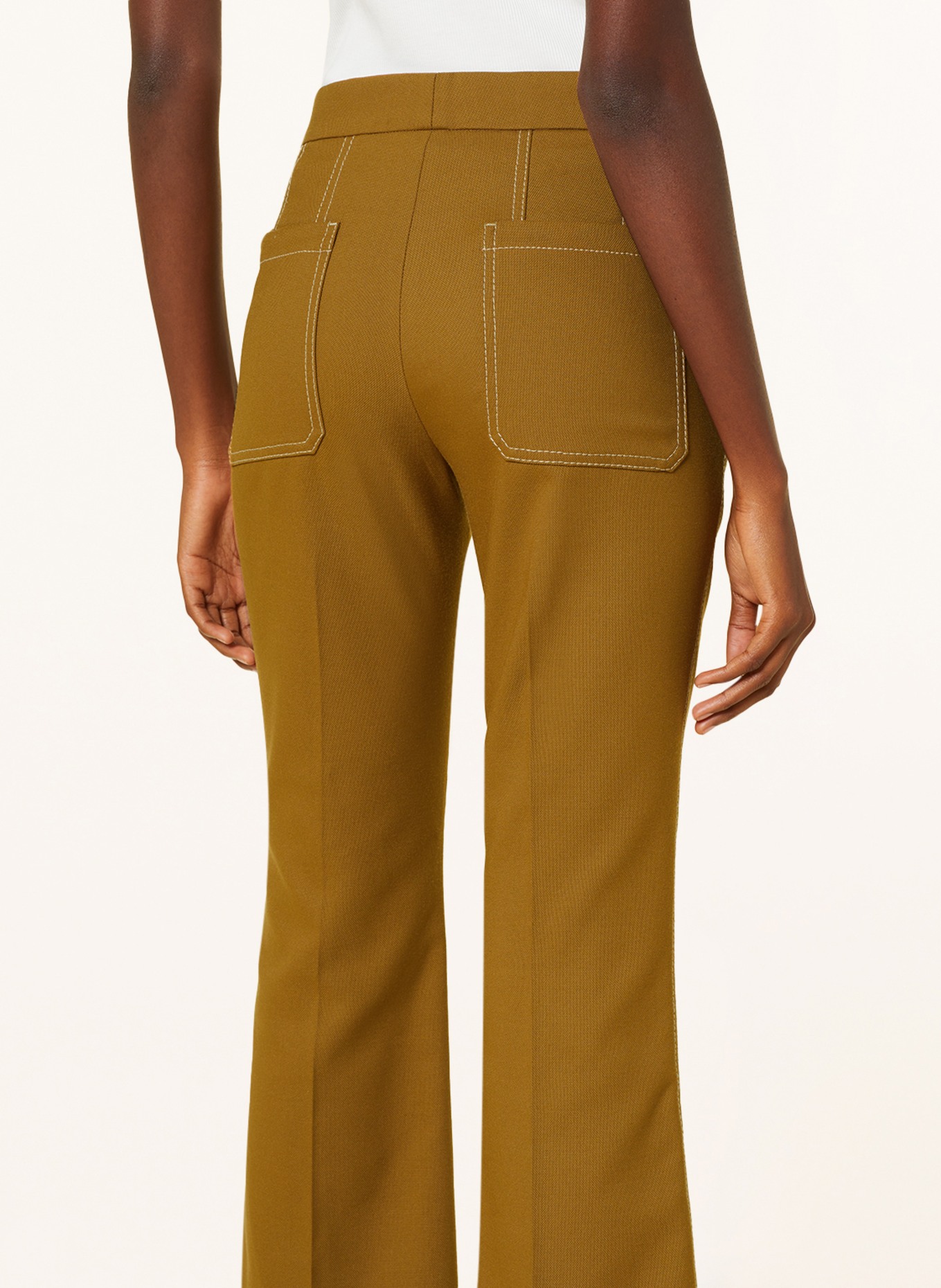 DOROTHEE SCHUMACHER Trousers, Color: OLIVE (Image 5)