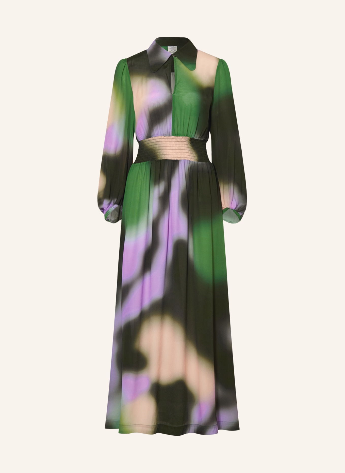 BAUM UND PFERDGARTEN Dress AMBER, Color: GREEN/ PURPLE/ ROSE (Image 1)