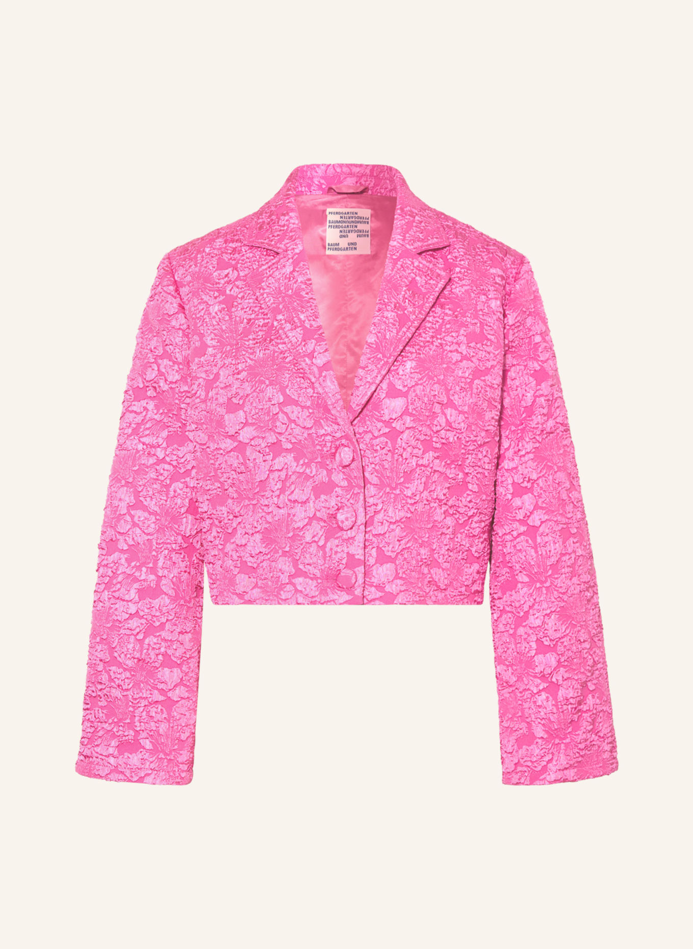 BAUM UND PFERDGARTEN Cropped blazer BEVIN, Color: PINK (Image 1)