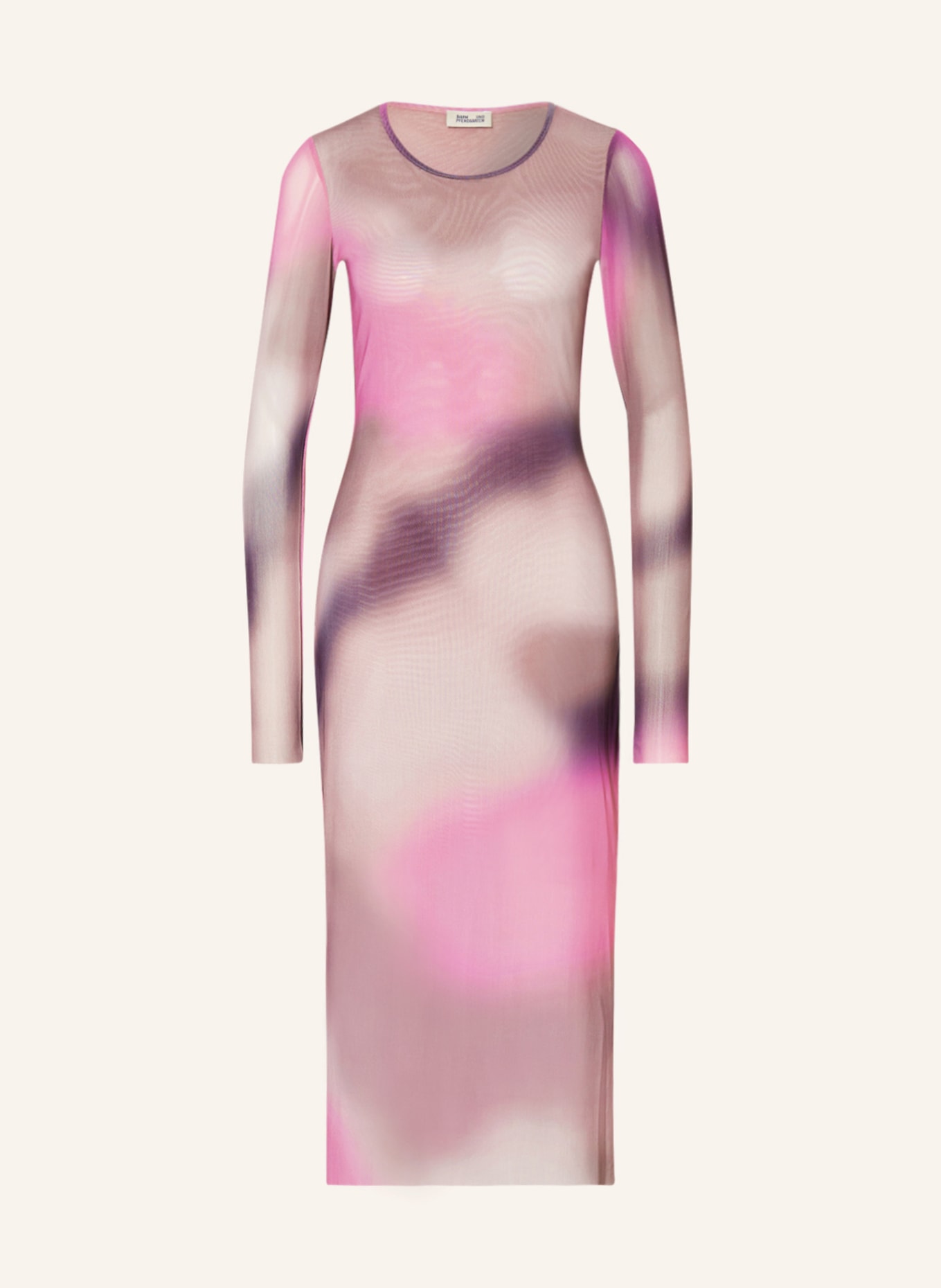 BAUM UND PFERDGARTEN Sukienka z siateczki JOLANDA, Kolor: LILA/ MOCNORÓŻOWY/ BLADORÓŻOWY (Obrazek 1)