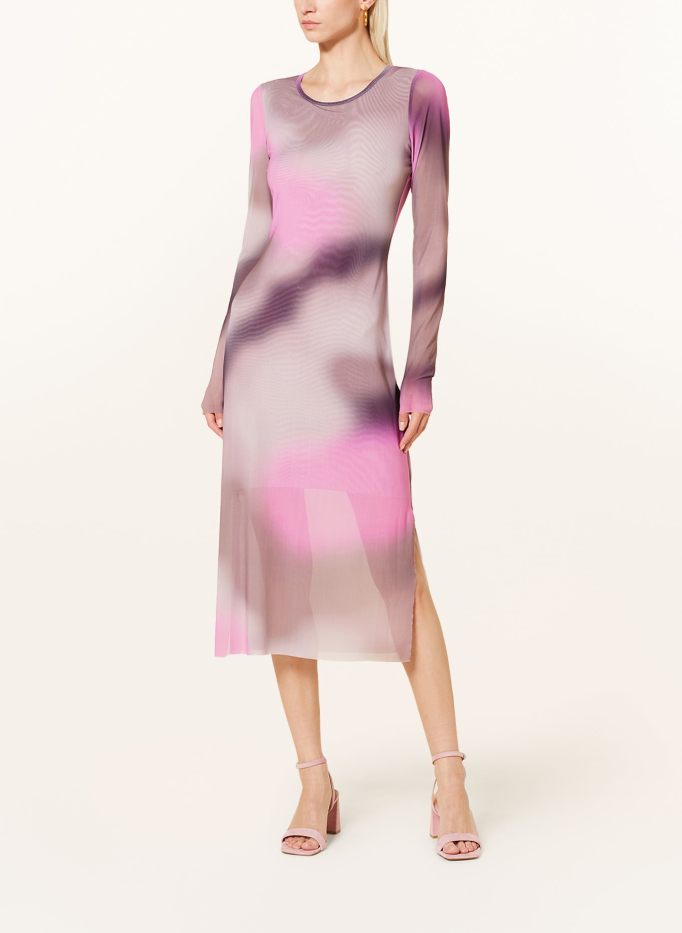 BAUM UND PFERDGARTEN Mesh-Kleid JOLANDA, Farbe: LILA/ PINK/ ROSÉ (Bild 2)