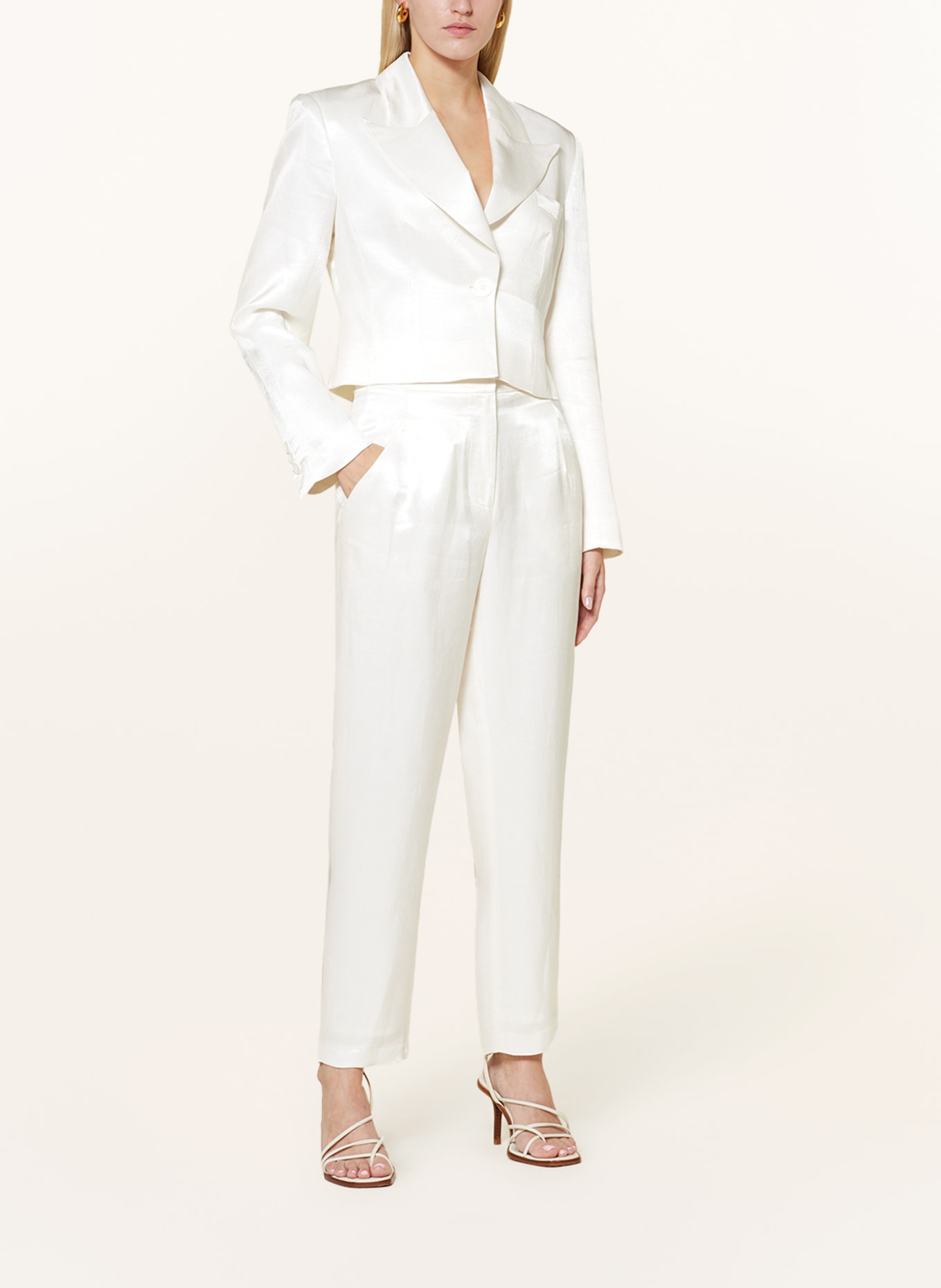 ENVELOPE 1976 Satinhose BIANCA: CREME