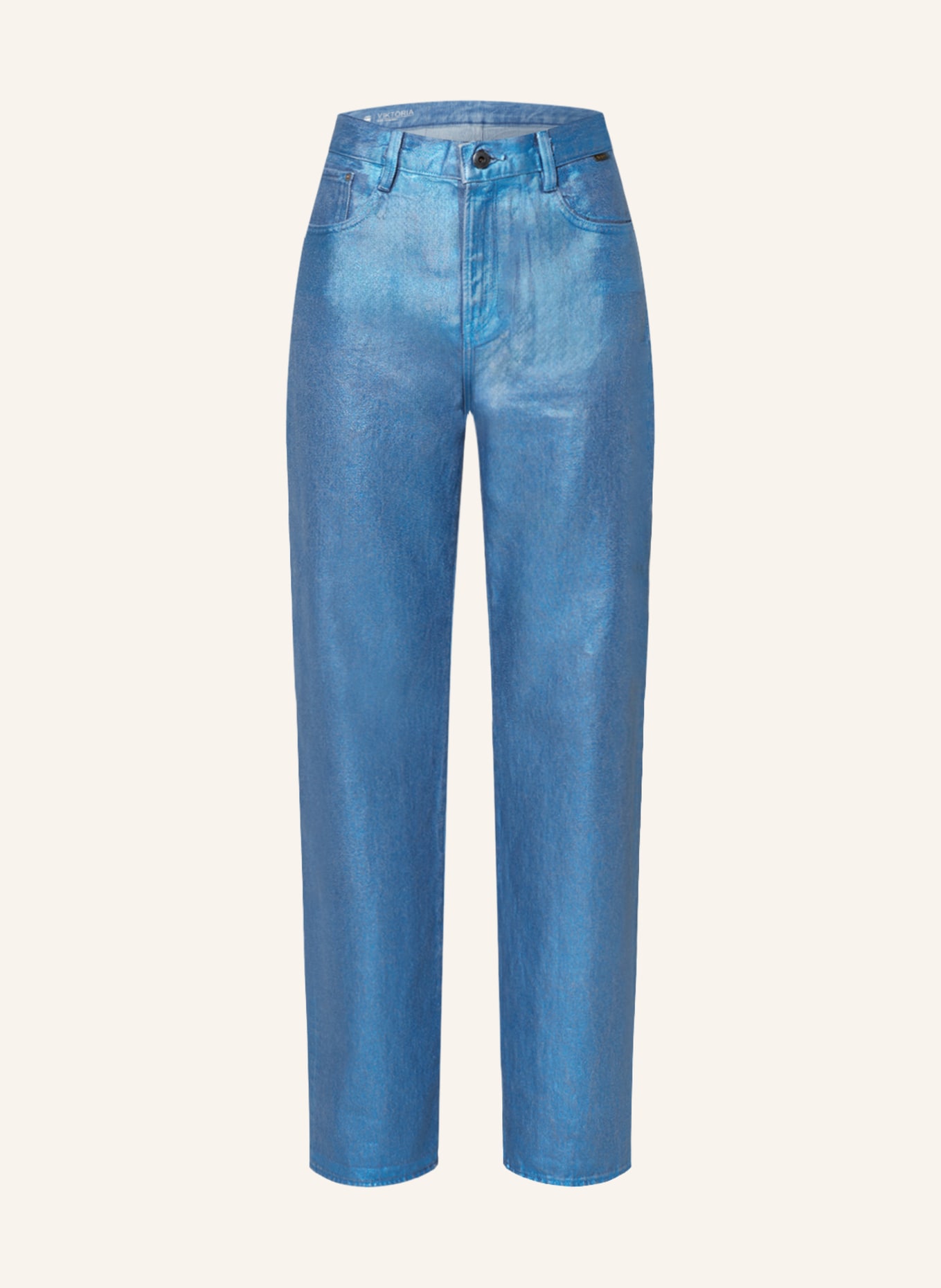 G-Star RAW Straight jeans VIKTORIA, Color: G264 luna blue metal coating (Image 1)