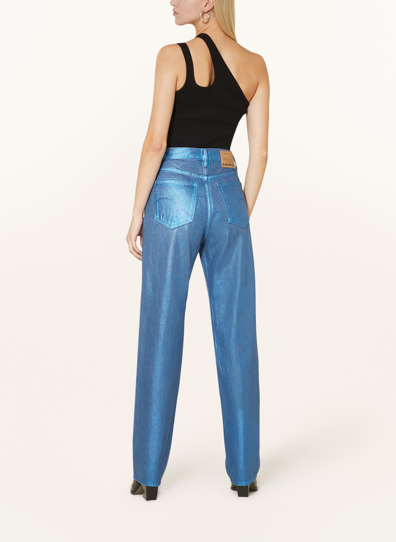 G-Star RAW Straight Jeans VIKTORIA, Farbe: G264 luna blue metal coating (Bild 3)
