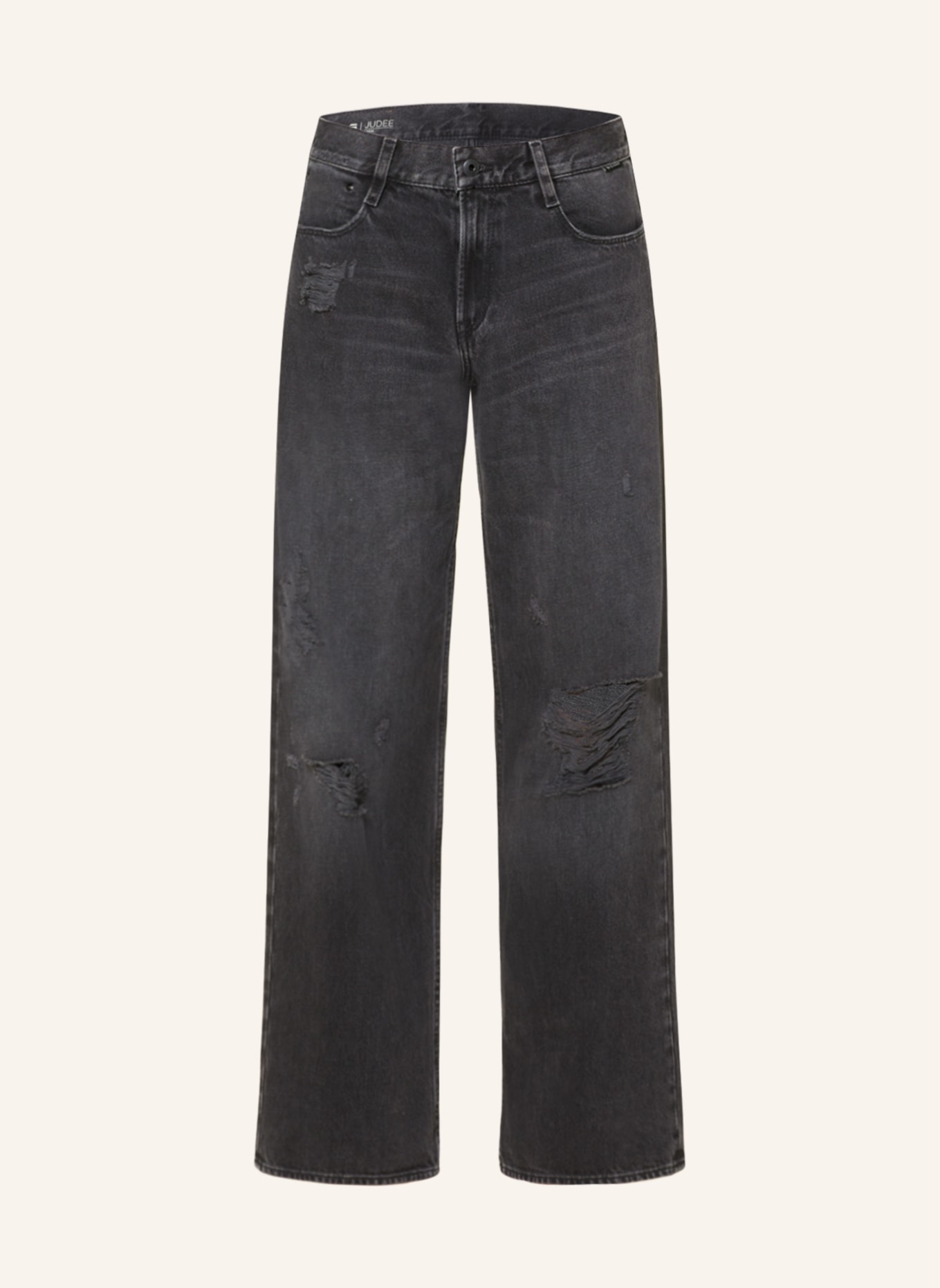 G-Star RAW Jeans JUDEE, Color: G131 worn in black smoke ripped (Image 1)