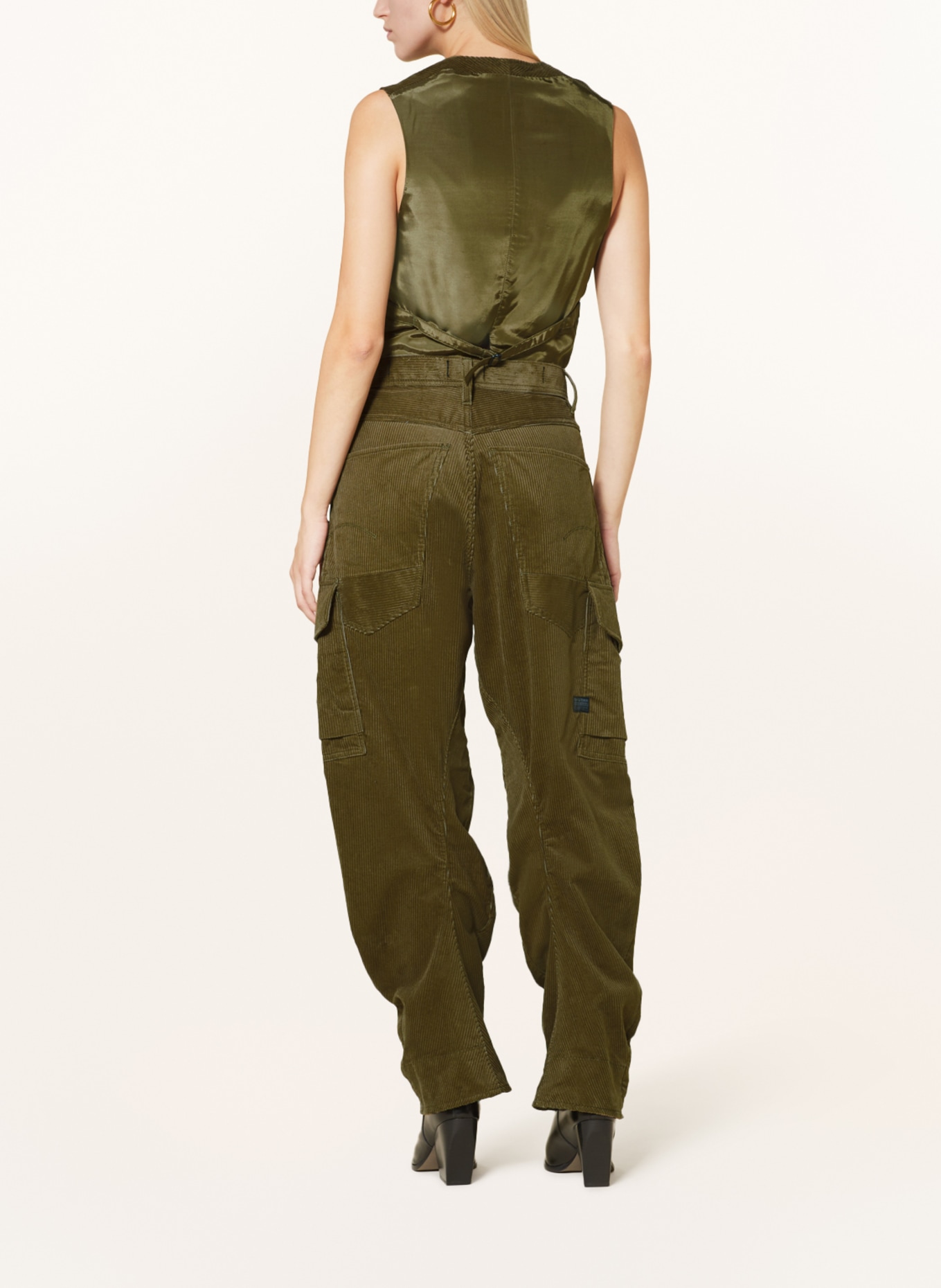 G-Star RAW Corduroy trousers, Color: OLIVE (Image 3)