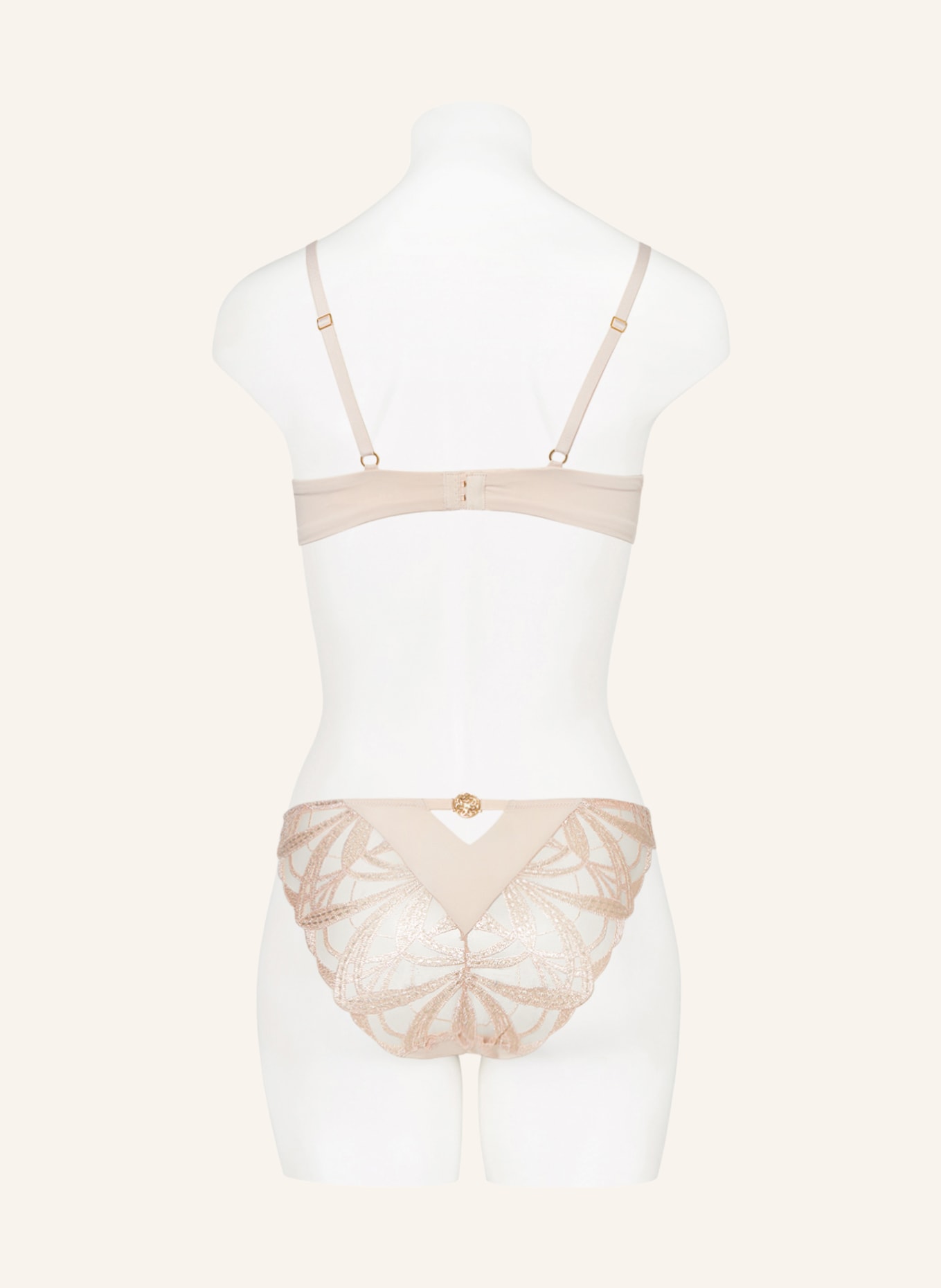 Aubade Molded cup bra MY DESIRE, Color: NUDE/ GOLD (Image 3)